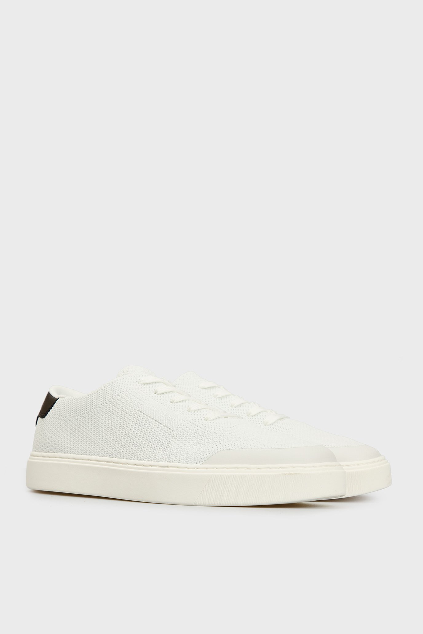 Мужские белые сникеры LOW TOP LACE UP KNITCalvin Klein Мужские белые сникеры LOW TOP LACE UP KNIT 9