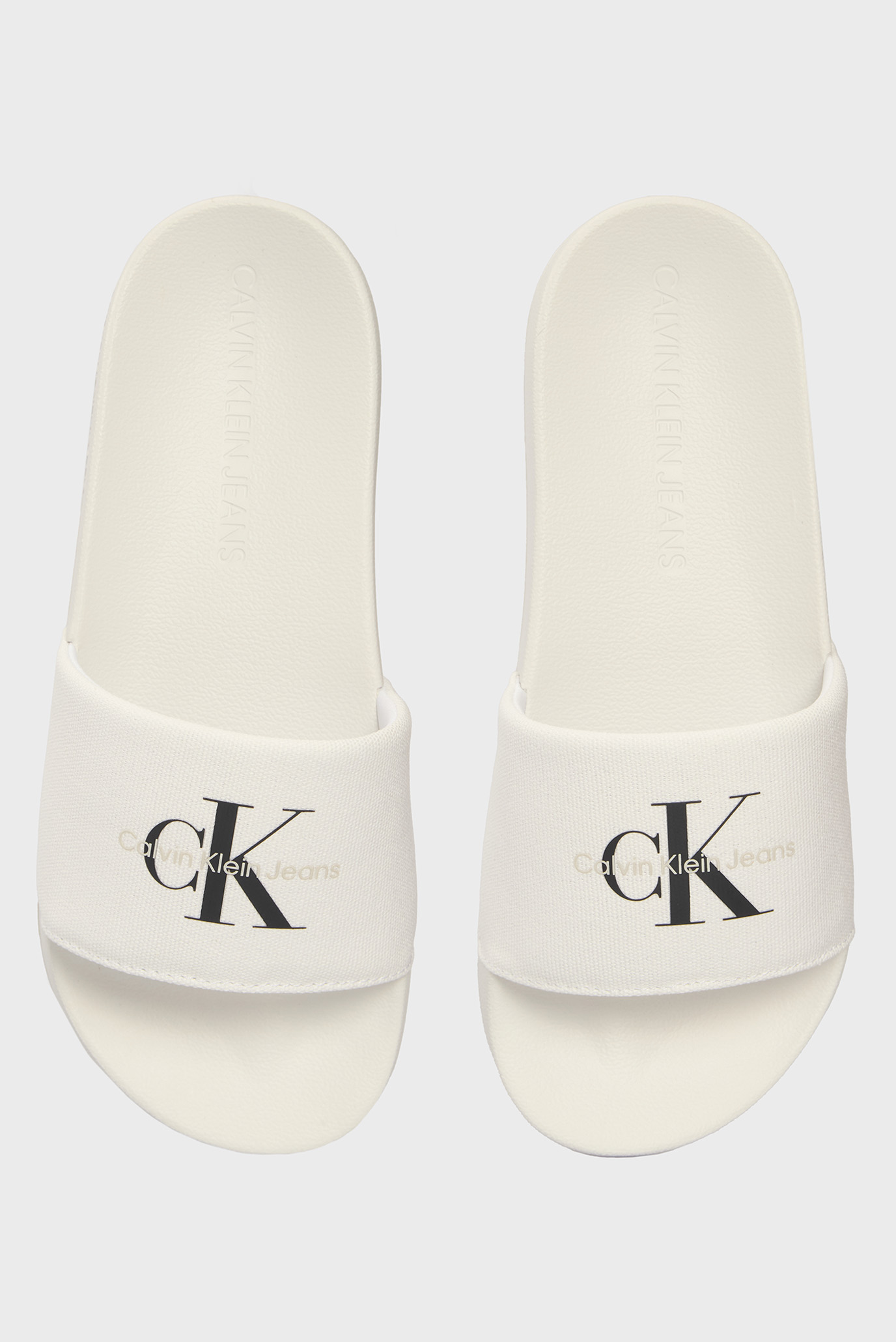 Женские белые слайдеры SLIDE MONOGRAM WNCalvin Klein Jeans Женские белые слайдеры SLIDE MONOGRAM WN 4