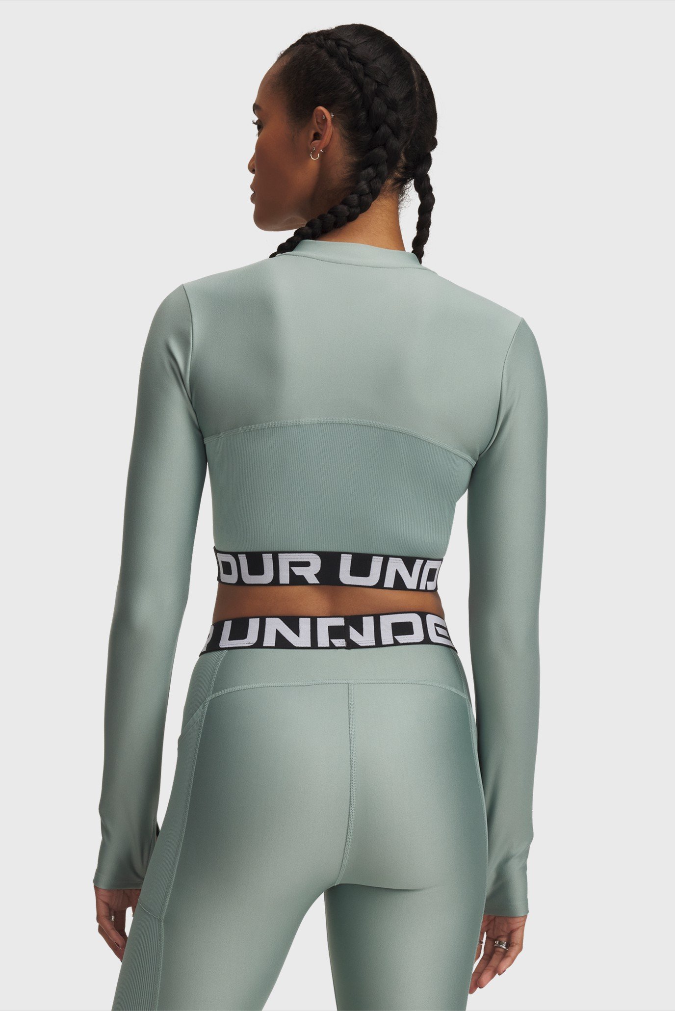 Лонгслив HeatGear Rib 1 4 Zip LS 3