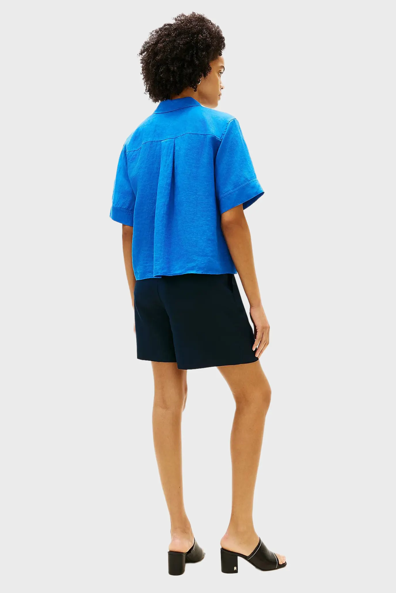 Рубашка с коротким рукавом ESS LINEN SS SHIRT 3