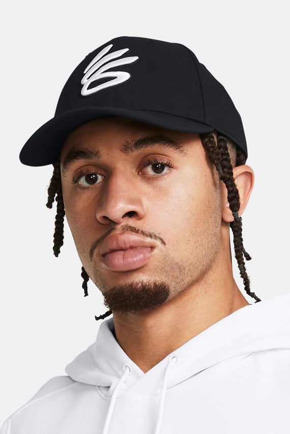 Мужская черная кепка UA Curry Snapback