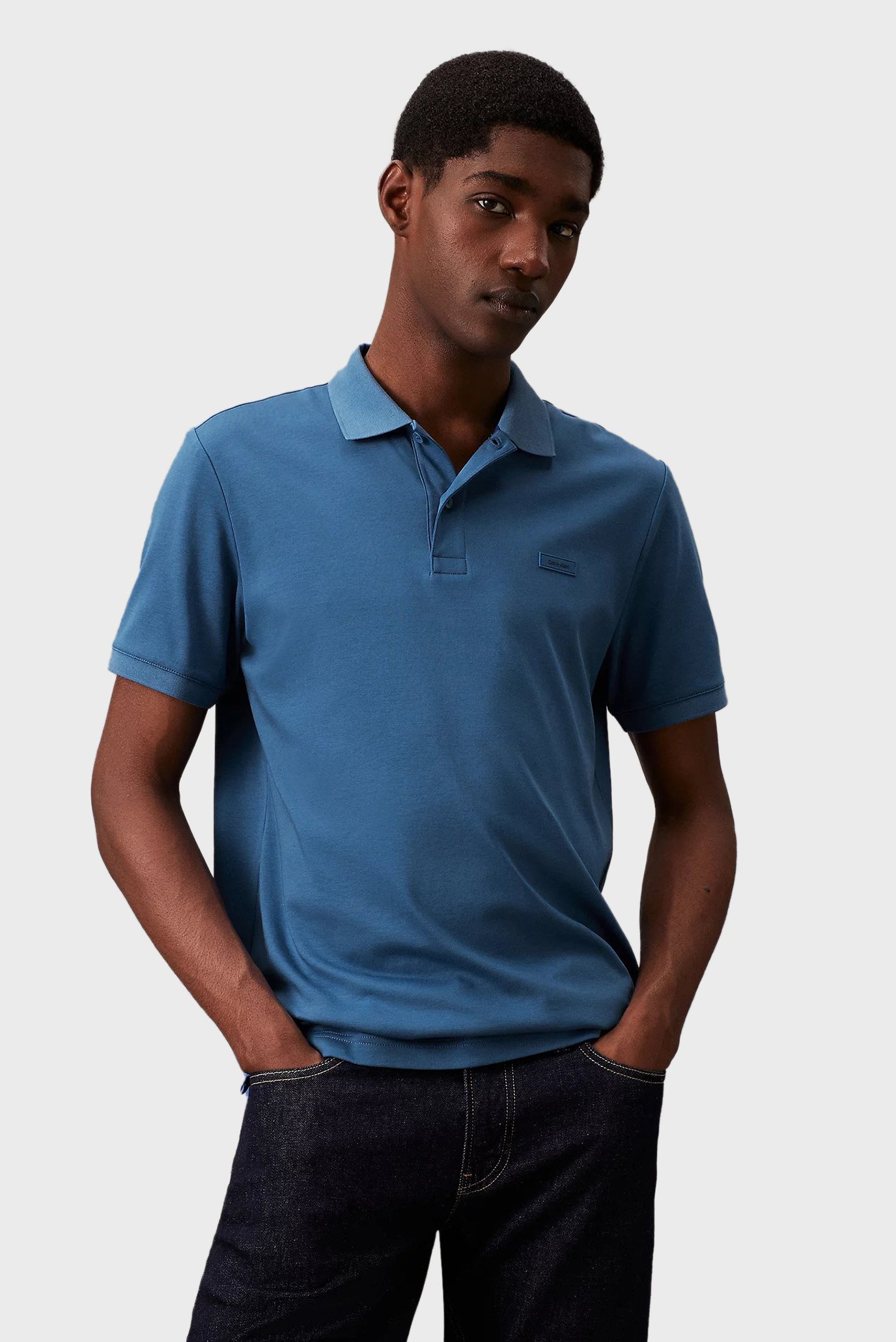 Поло SMOOTH COTTON  SLIM POLO 1