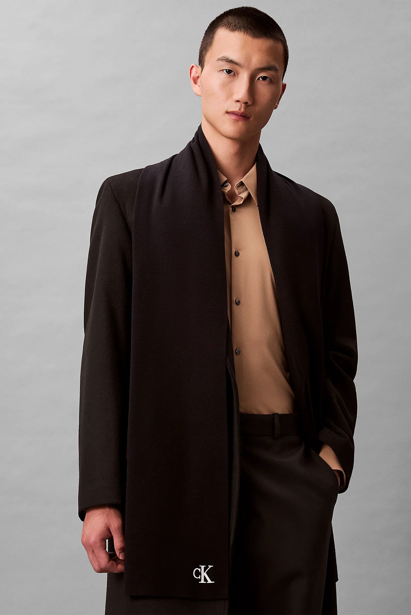 Шарф CK FINE RIB SCARF 4