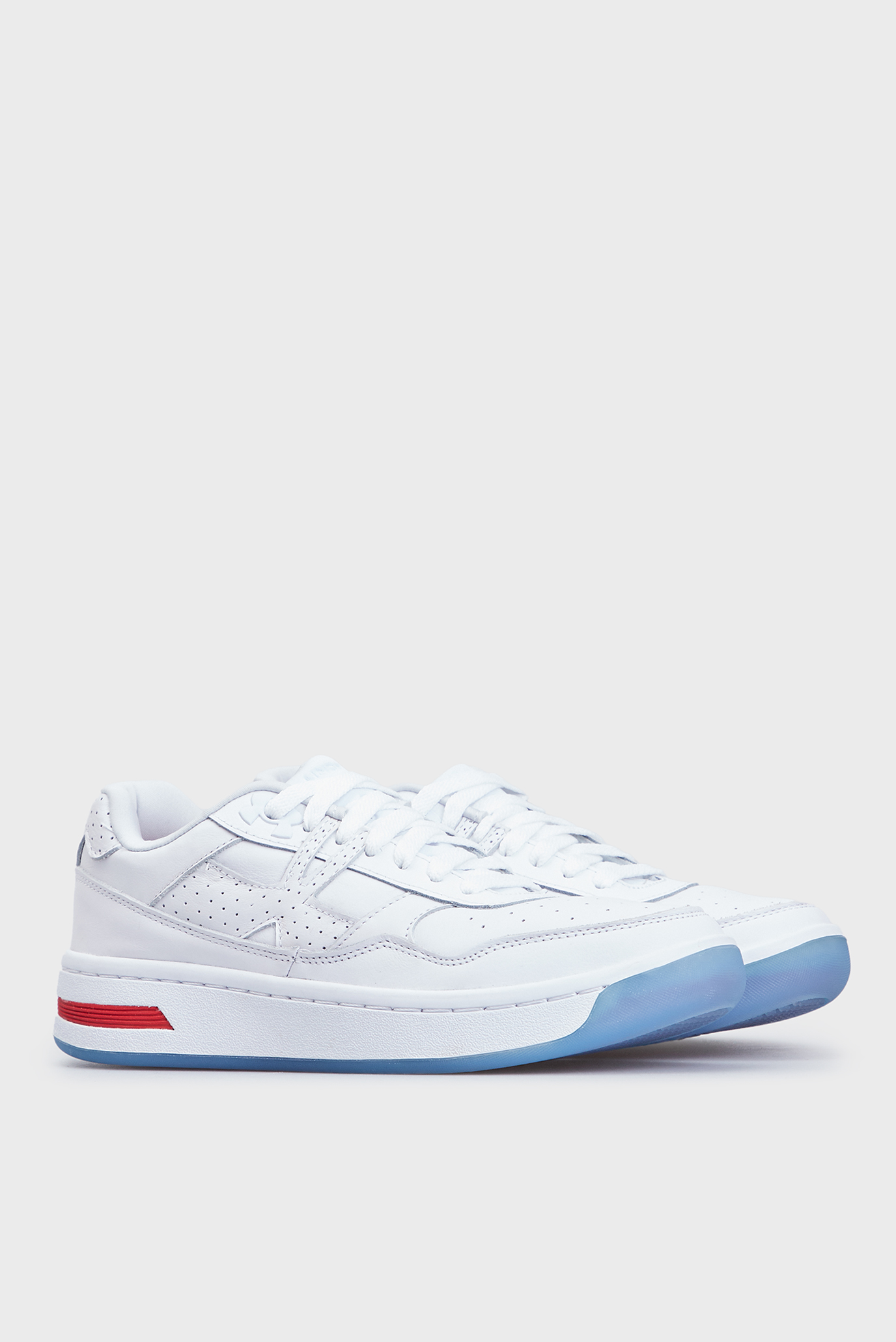 Женские белые кожаные кроссовки UA W Court 96 3