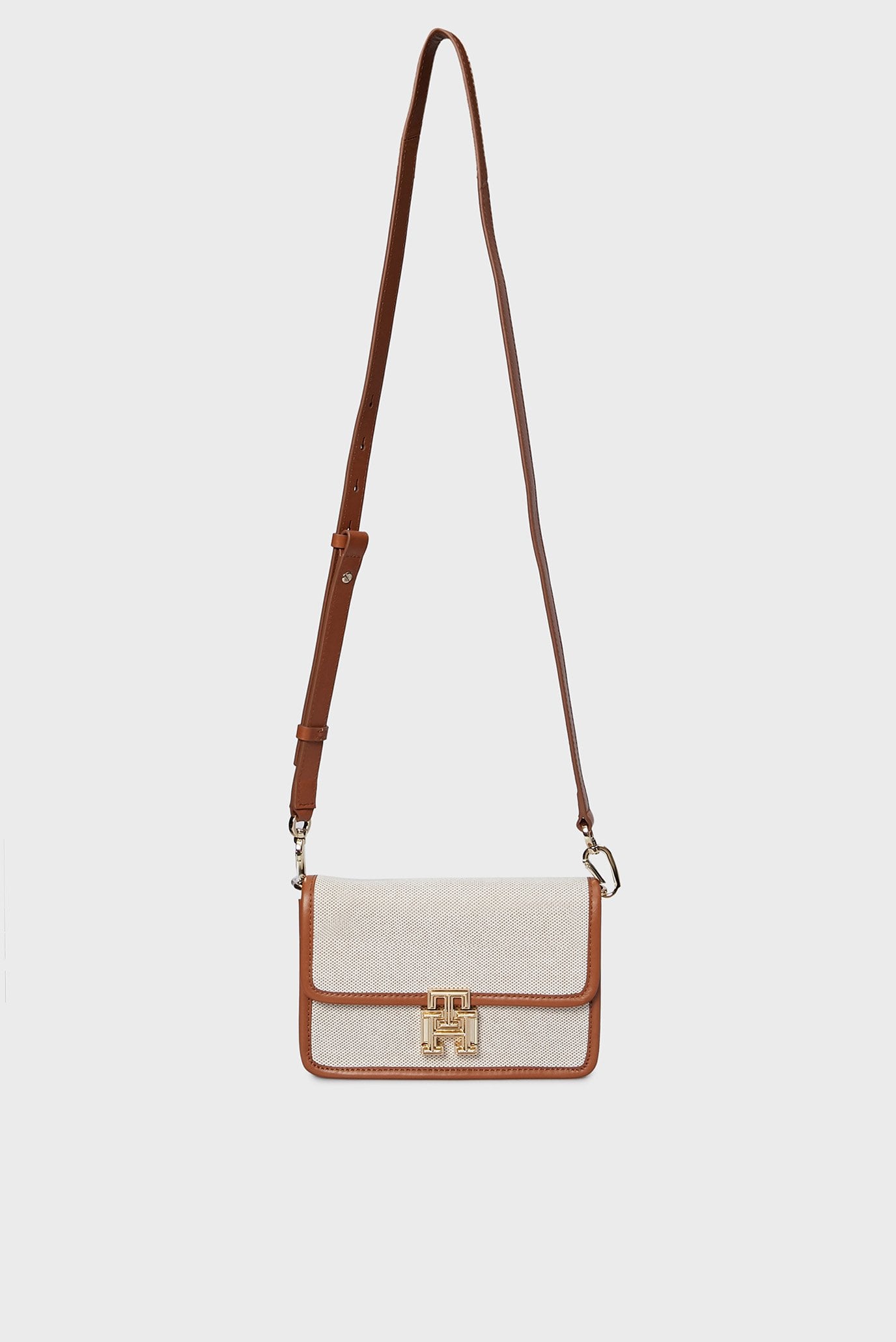 Сумка TH LOGO LEATHER CROSSOVER CANVAS 5