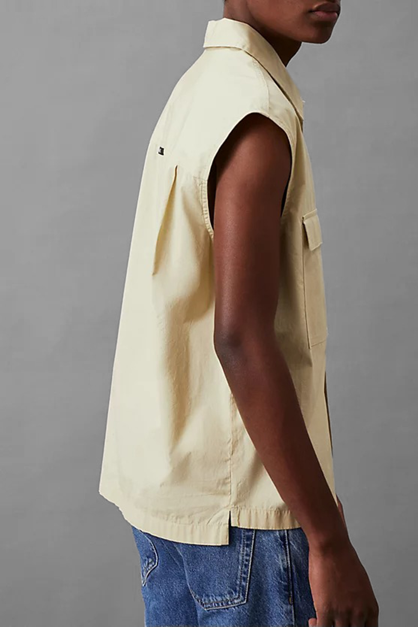 Рубашка с коротким рукавом SLEEVELESS POPLIN SHIRT 4