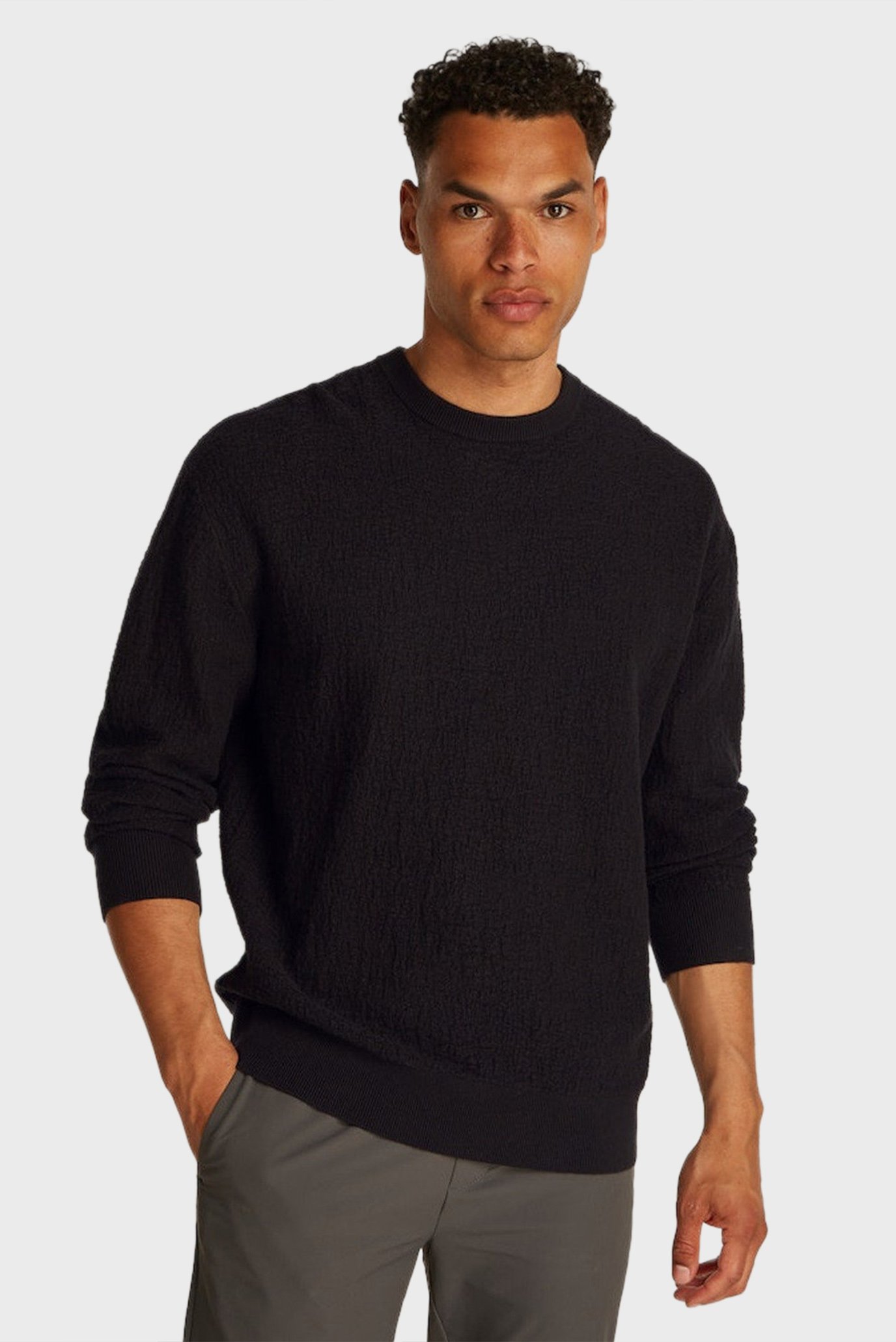 Свитшот NATURAL TEXTURE JACQUARD SWEATER 1