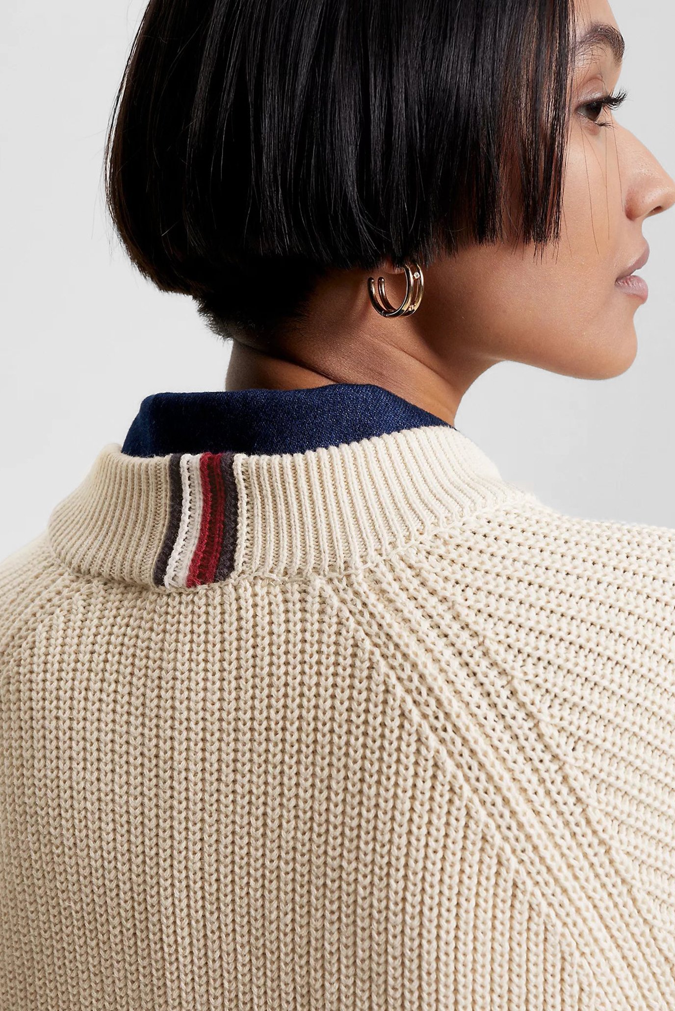 Женское бежевое платье PLACED HILFIGER SWEATER DRESS 10