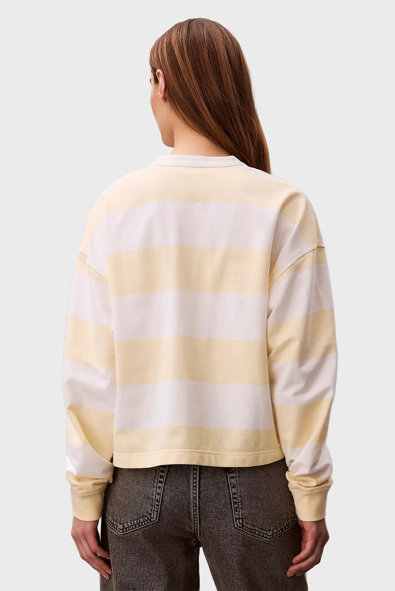 Лонгслив LS VARSITY STRIPED HENLEY TOP 3