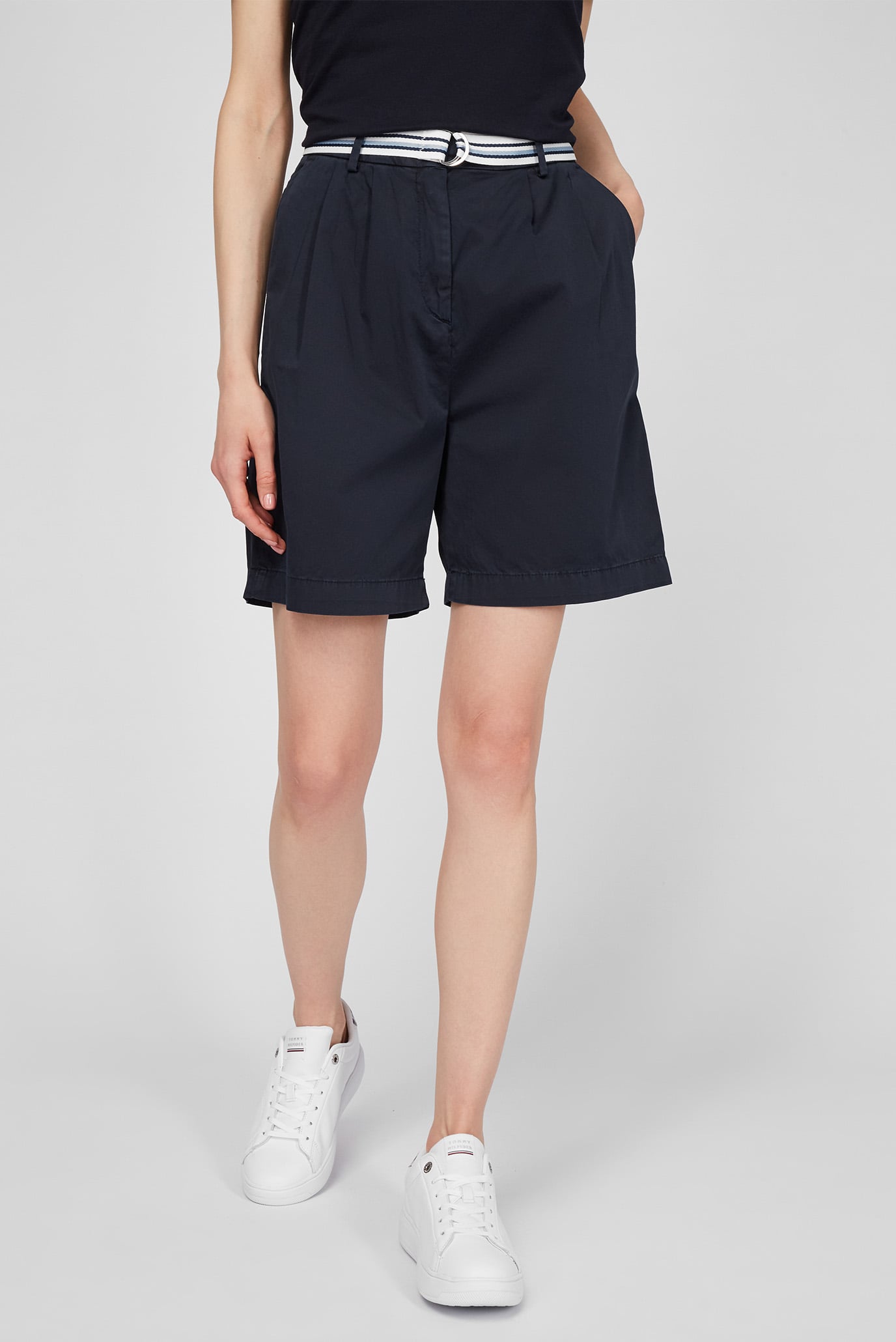 Женские синие шорты COTTON MODERN CHINO 6