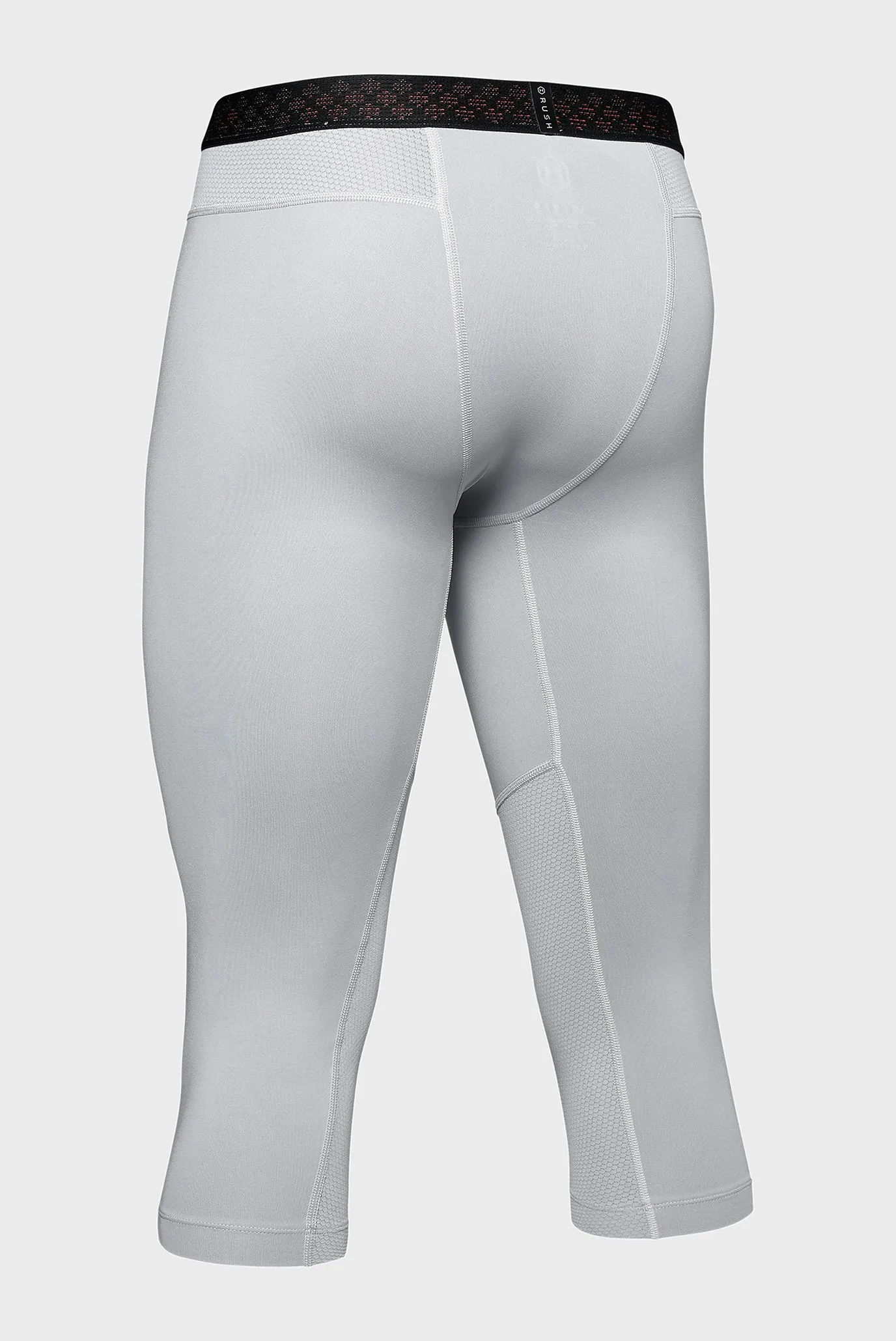 Мужские светло-серые тайтсы UA RUSH ™ 3/4 5