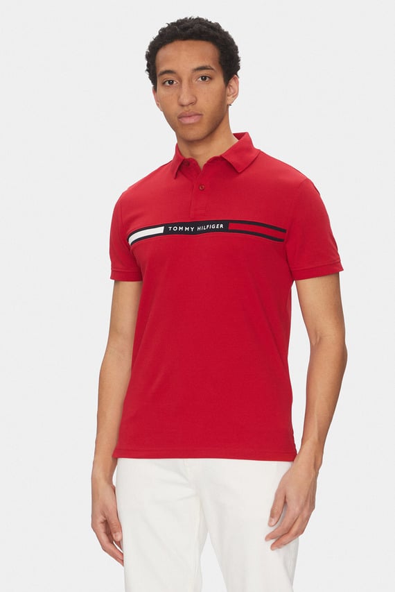Поло HILFIGER CHEST INSERT REG POLO