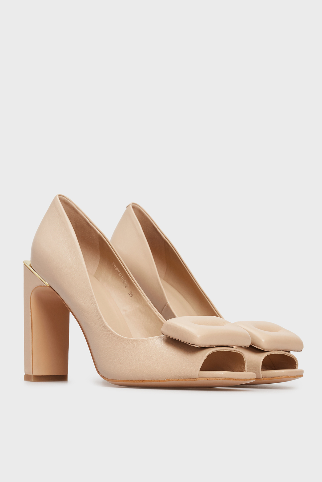 Женские бежевые кожаные туфли Ofeliya 2