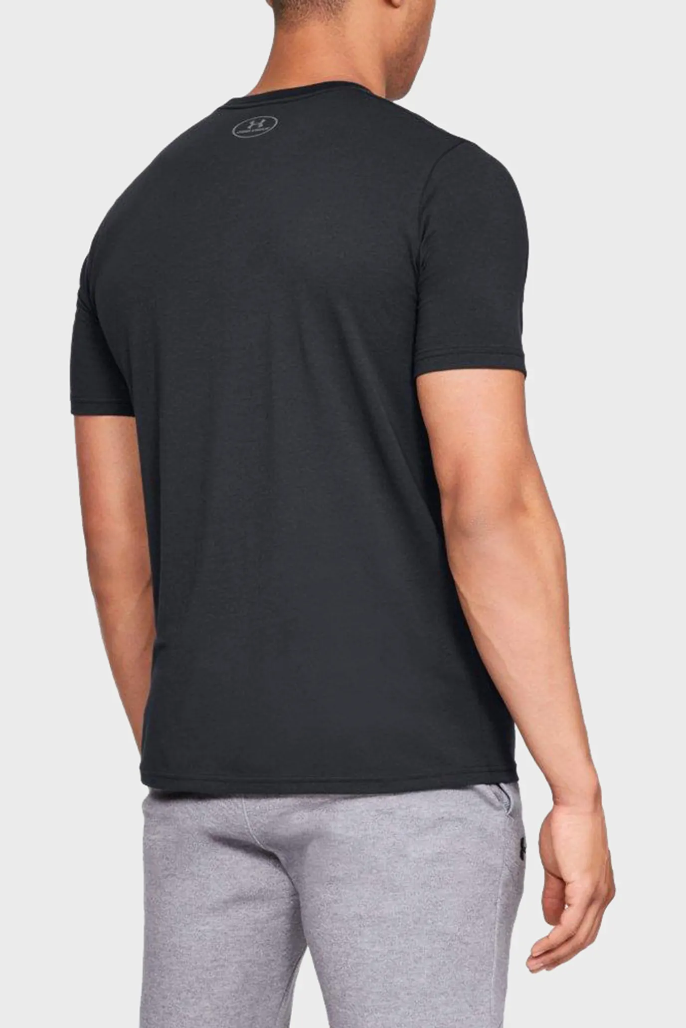 Мужская черная футболка UA Boxed Sportstyle SS 7