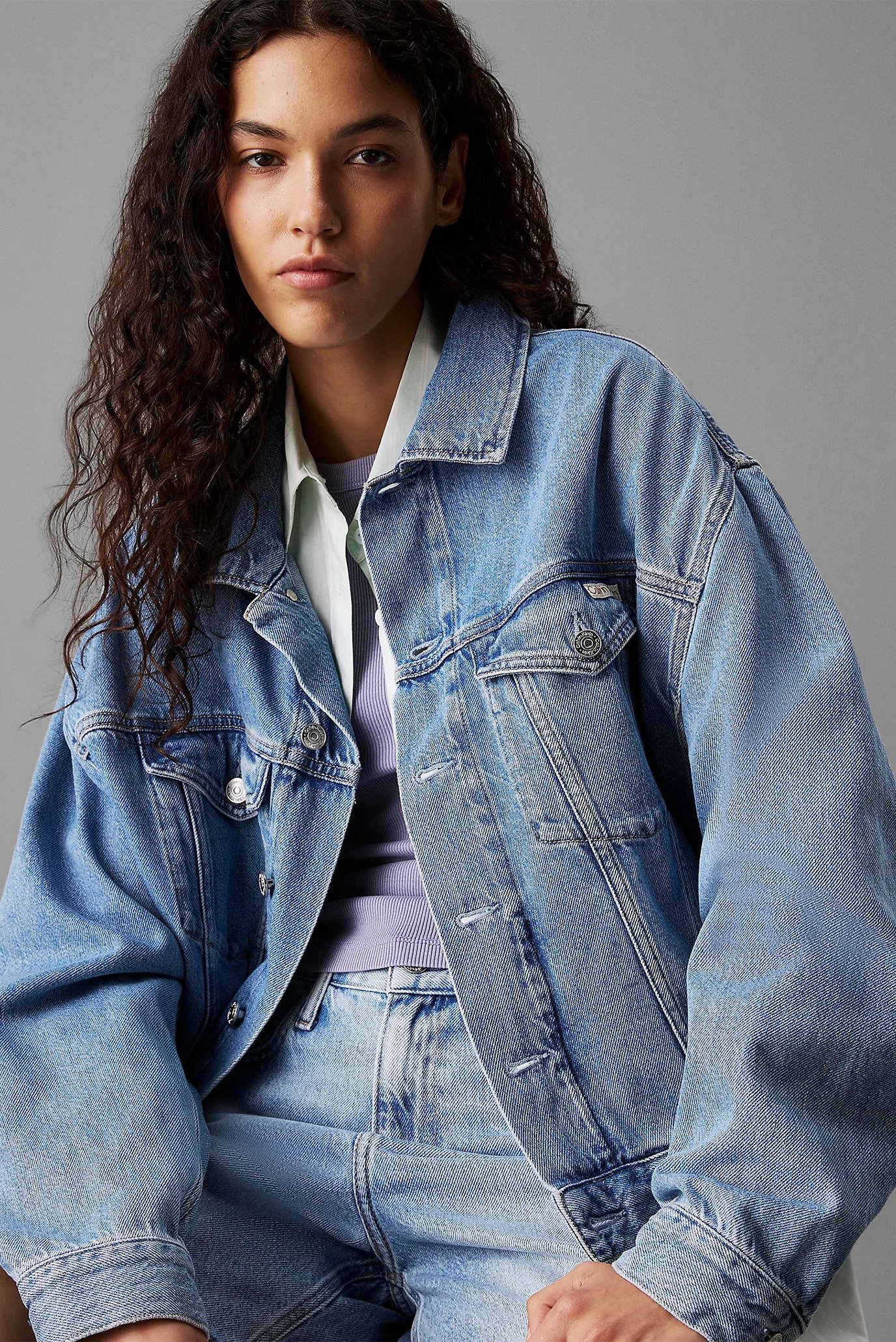 Куртка джинсовая BOXY DENIM JACKETCalvin Klein Jeans Куртка джинсовая BOXY DENIM JACKET 2
