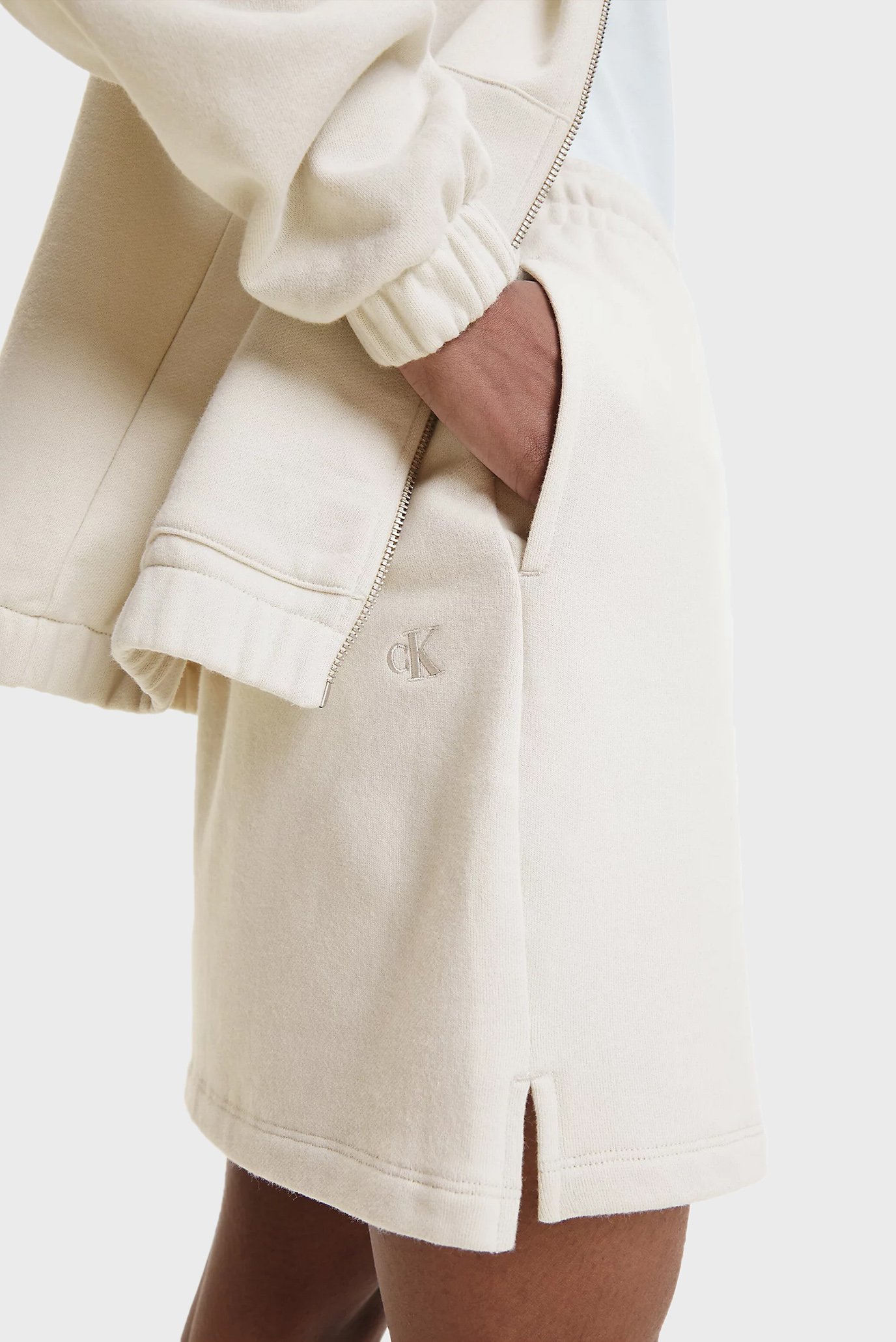 Женская бежевая юбка TWO TONE MONOGRAM 7