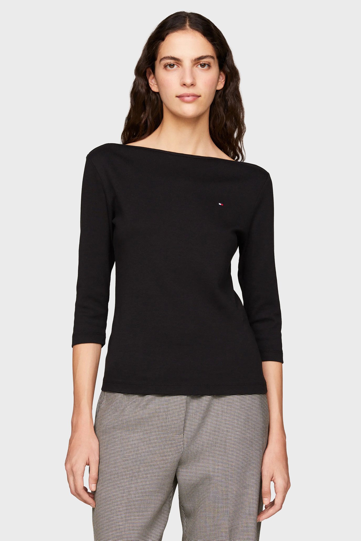 Лонгслив NEW CODY SLIM BOAT-NK 3 4SLVTommy Hilfiger Лонгслив NEW CODY SLIM BOAT-NK 3 4SLV 1