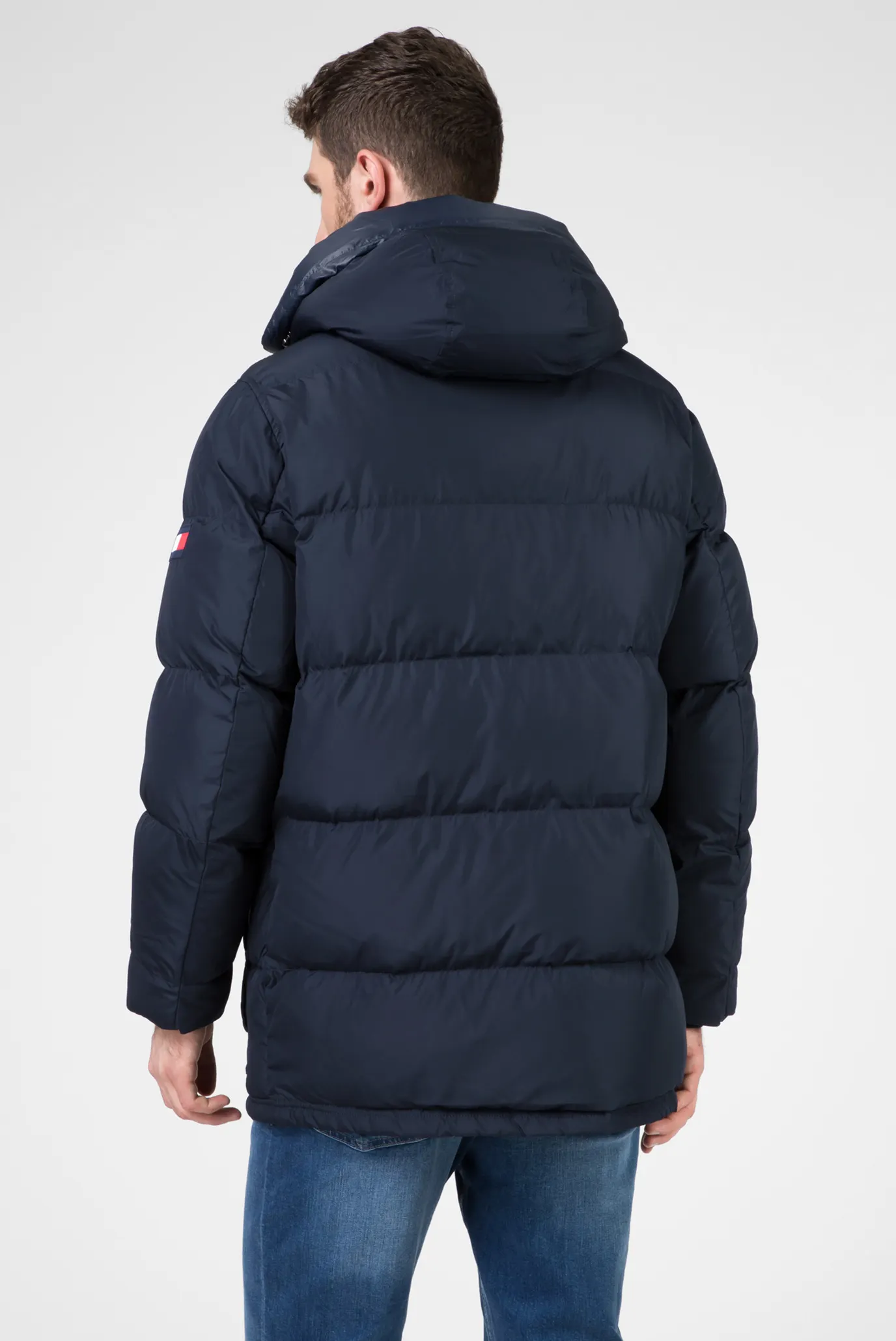Мужская темно-синяя пуховая парка TOMMY HOODED PARKA 8