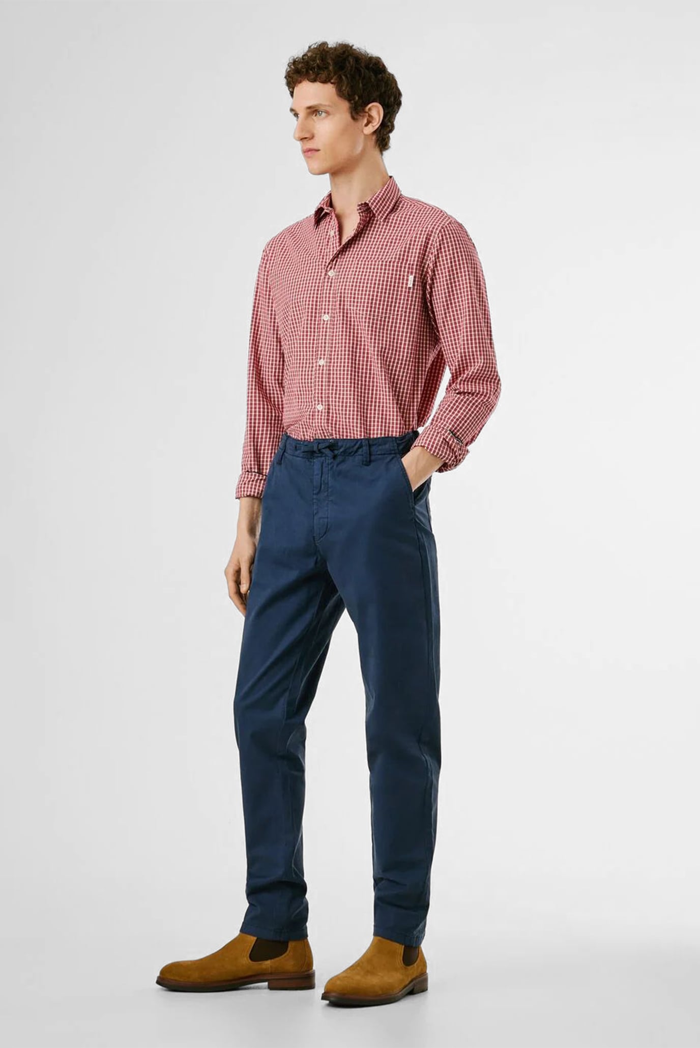 Брюки TAPERED CHINO TWILL 3