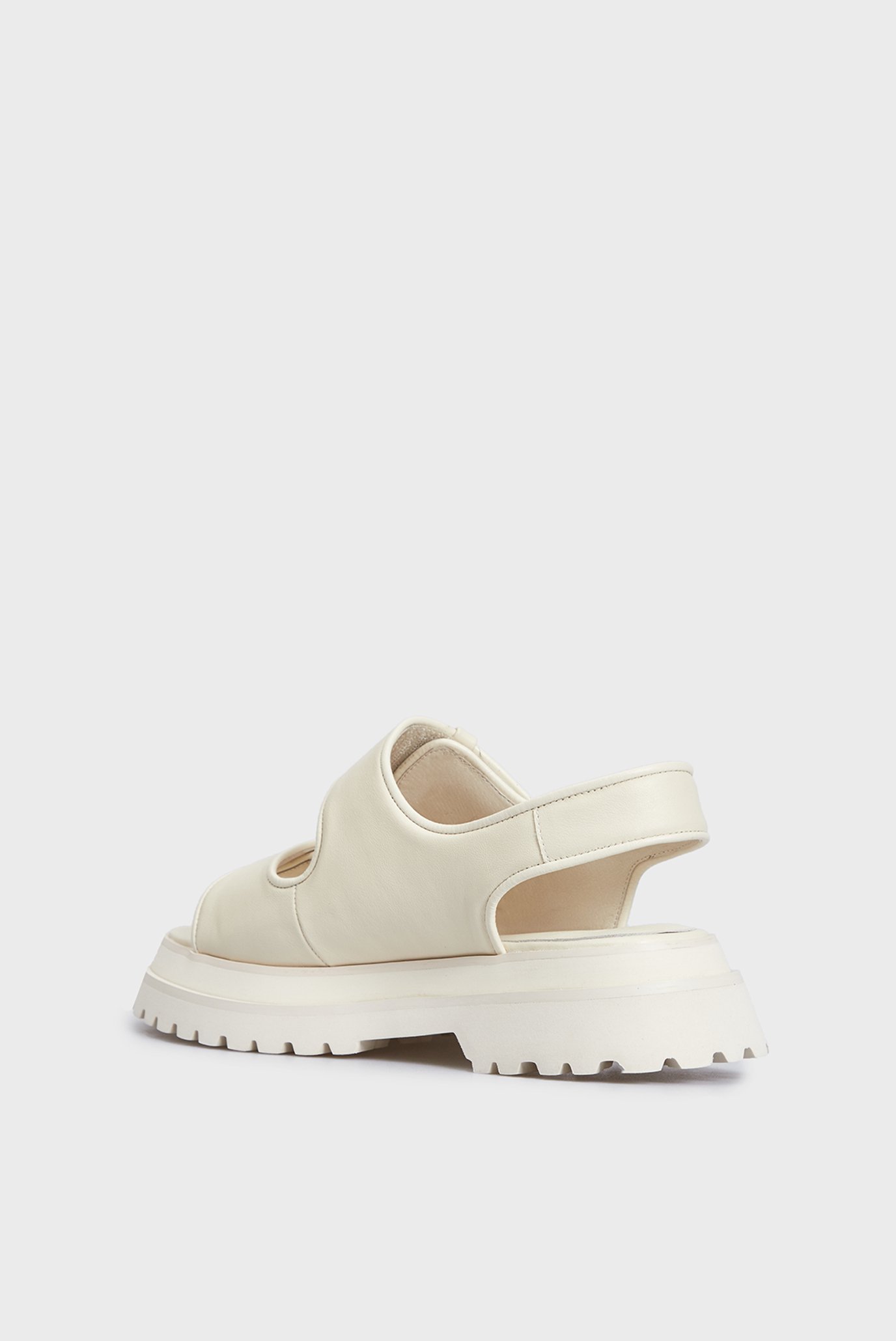 Женские белые кожаные сандалии Marta 5