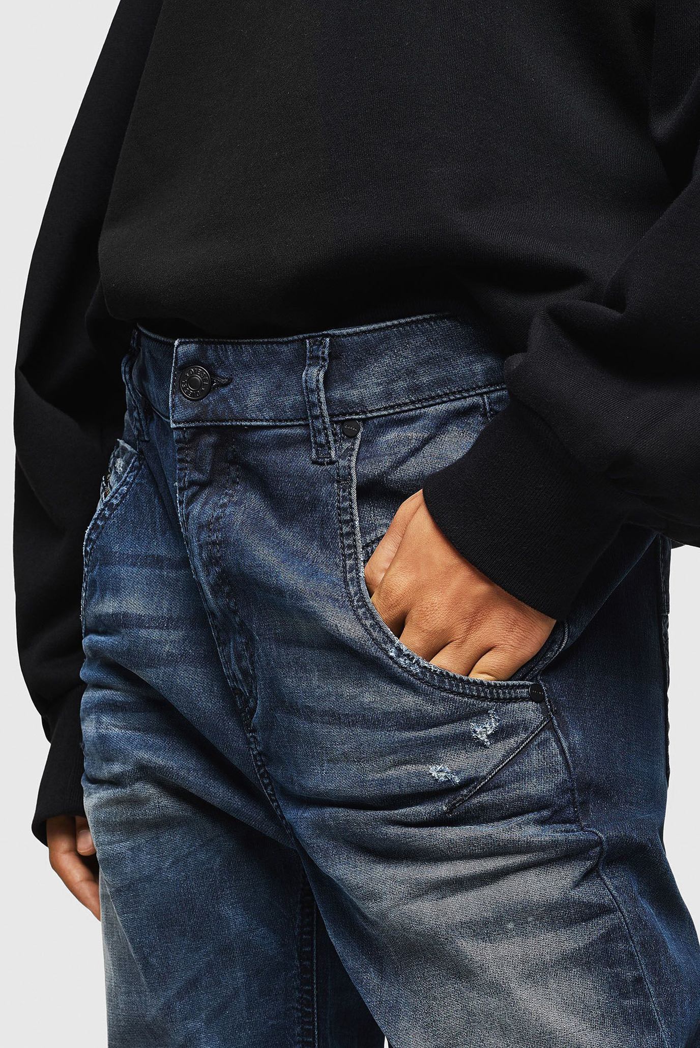 Джинсы FAYZA-ZIP-NE Sweat jeans Diesel 00S06E 083AS — FR Group
