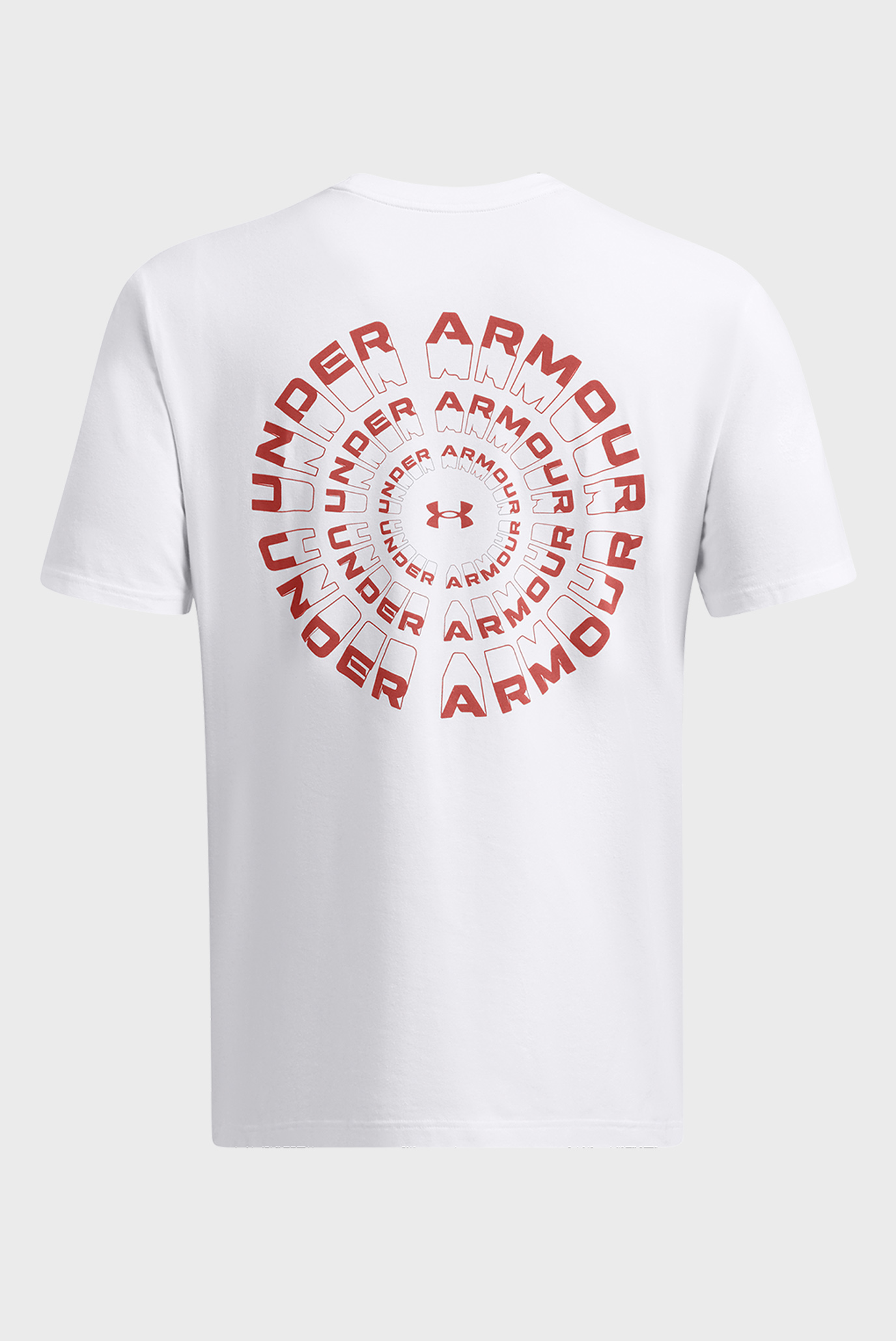 Мужская белая футболка UA M RADIAL WM 60 40S SS 4