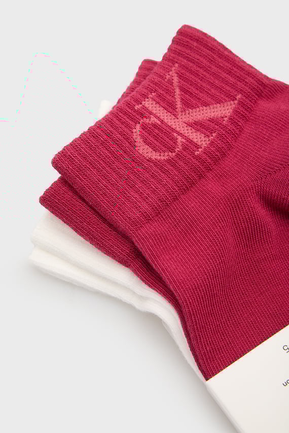 Носки CKJ WOMEN QUARTER 2P MONOGRAM Носки CKJ WOMEN QUARTER 2P MONOGRAM