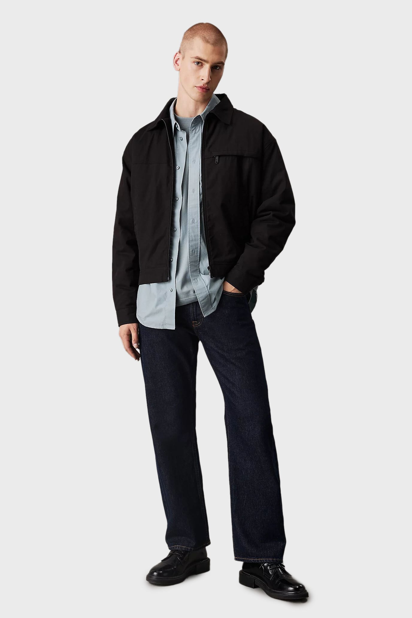 Мужская черная куртка ZIP JACKET 2