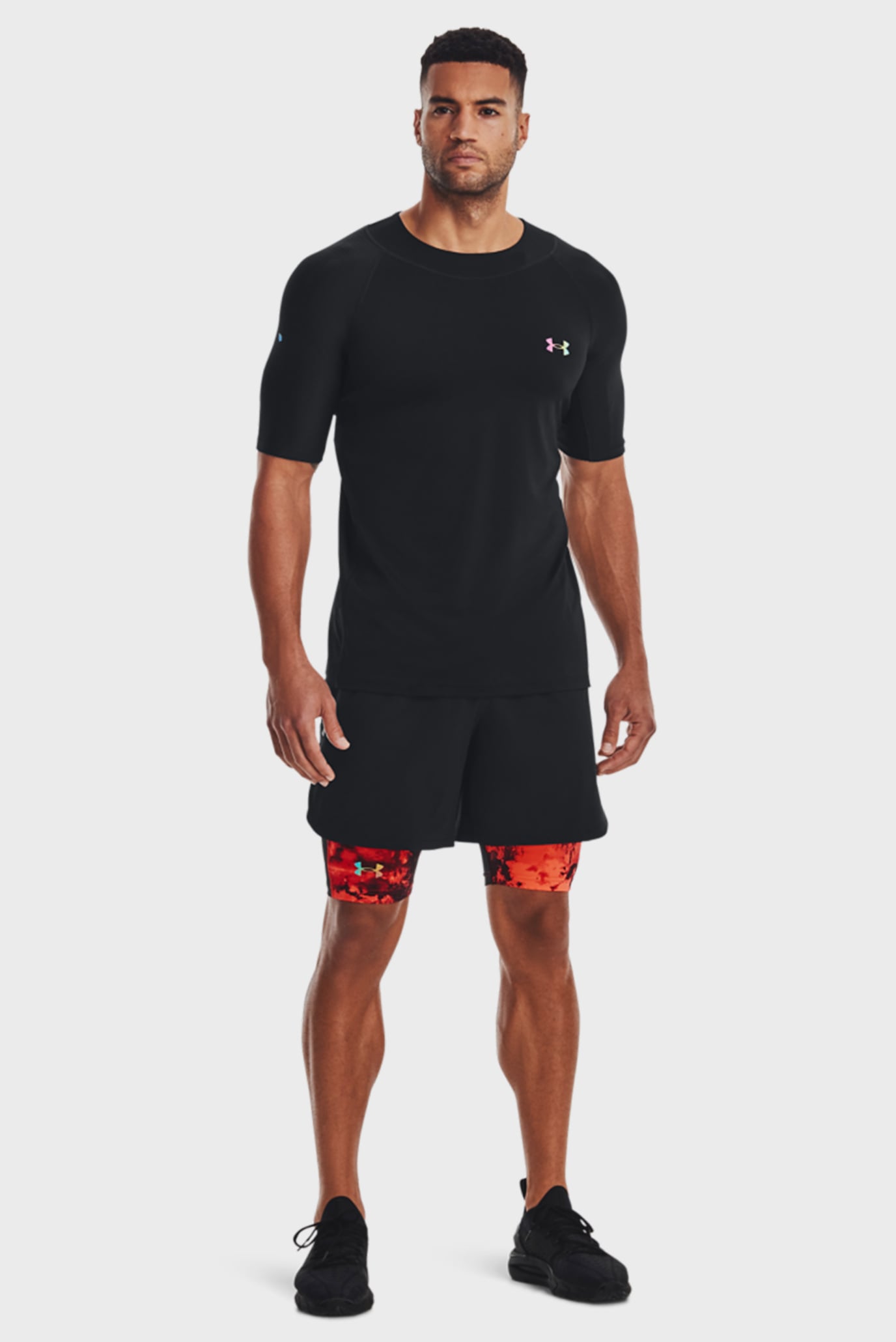 Мужская черная футболка UA SmartForm Rush SS 9