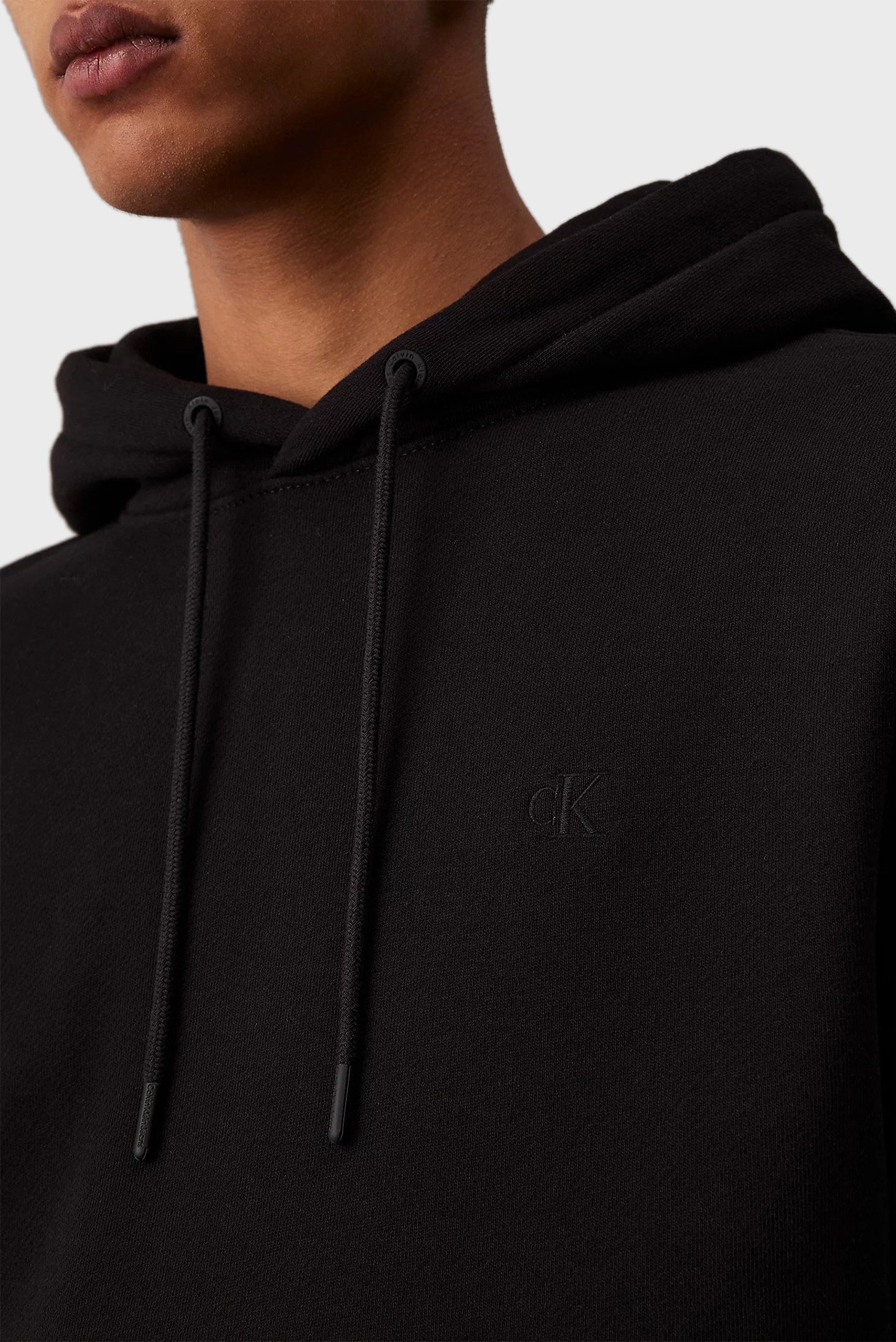 Мужское черное худи HEAVY TERRY 4