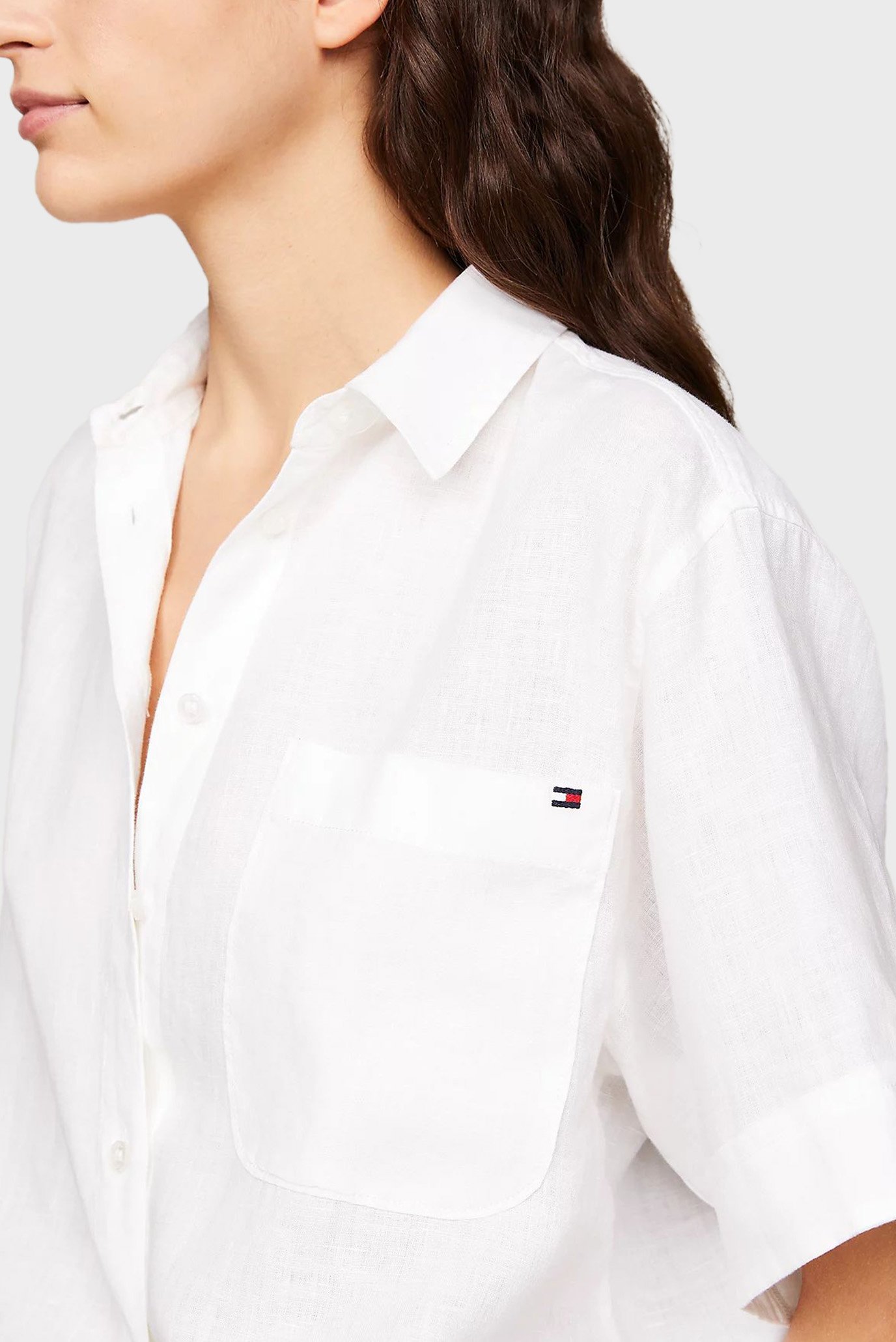 Рубашка с коротким рукавом LINEN SS SHIRT 4