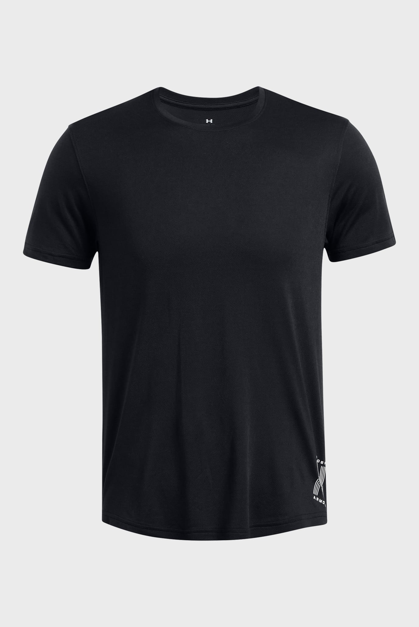 Мужская черная футболка UA RUN ANYWHERE TEE 3