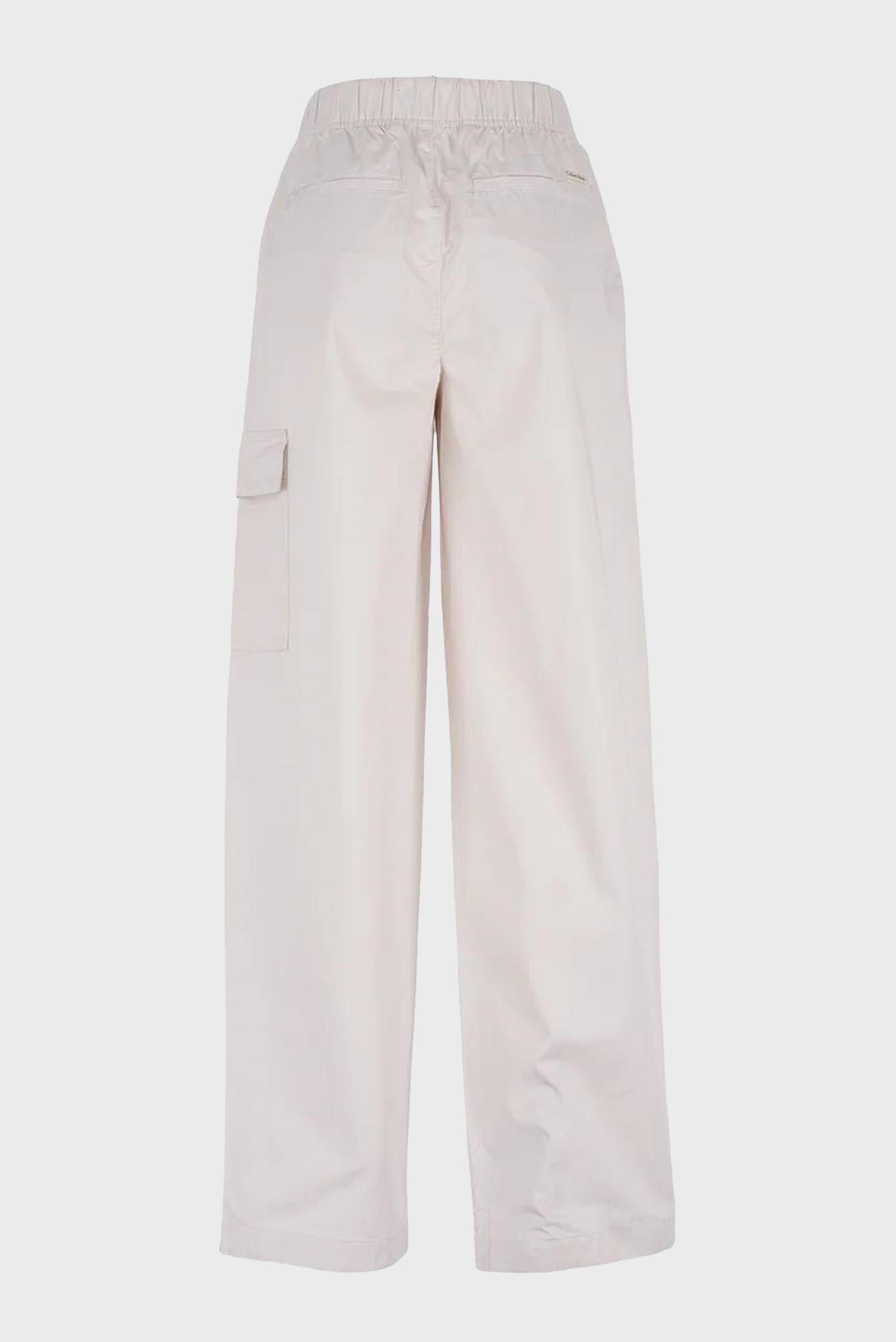 Женские бежевые карго COTTON CARGO PANTCalvin Klein Jeans Женские бежевые карго COTTON CARGO PANT 2