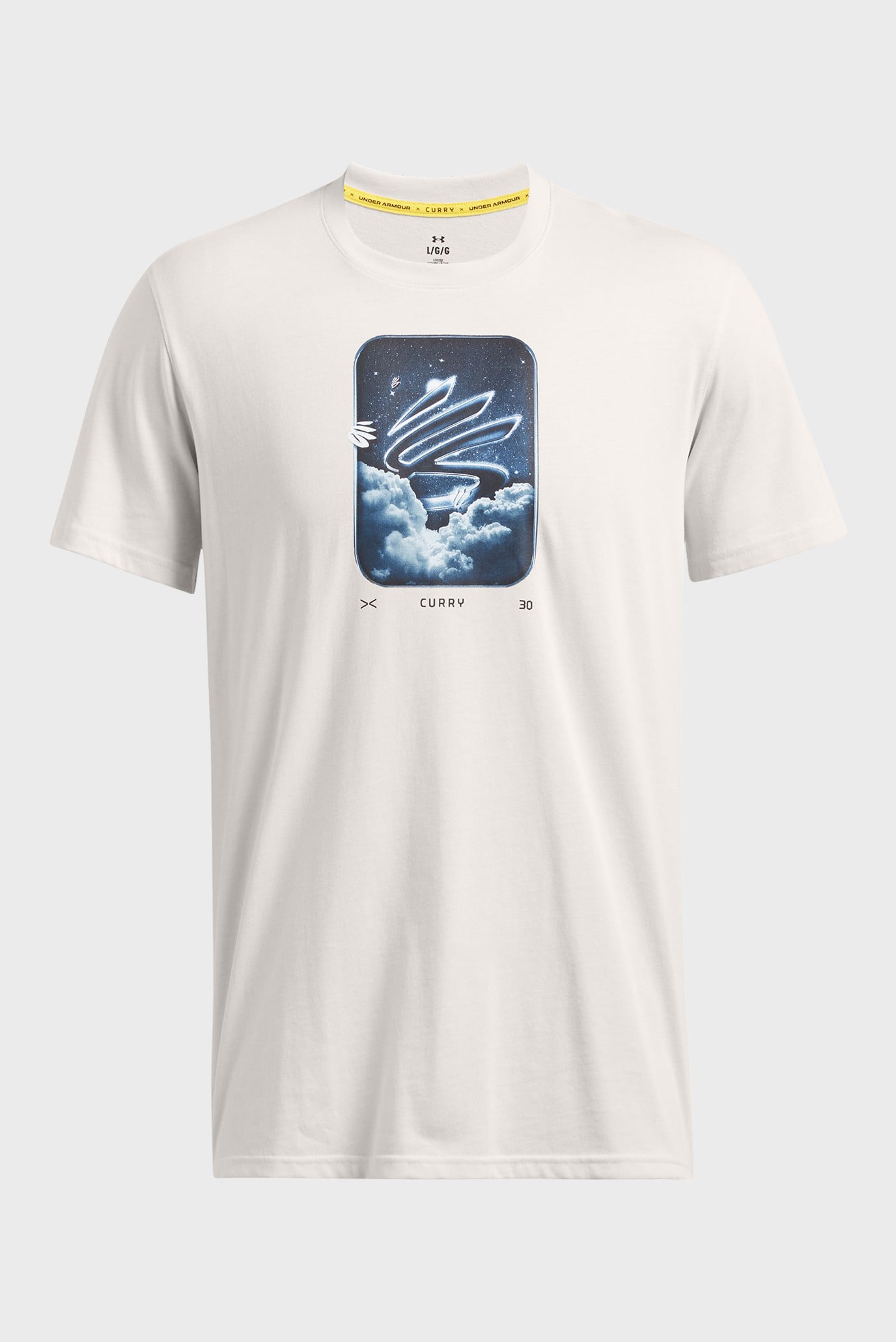 Мужская белая футболка Curry Hvyweight Trend Tee 3