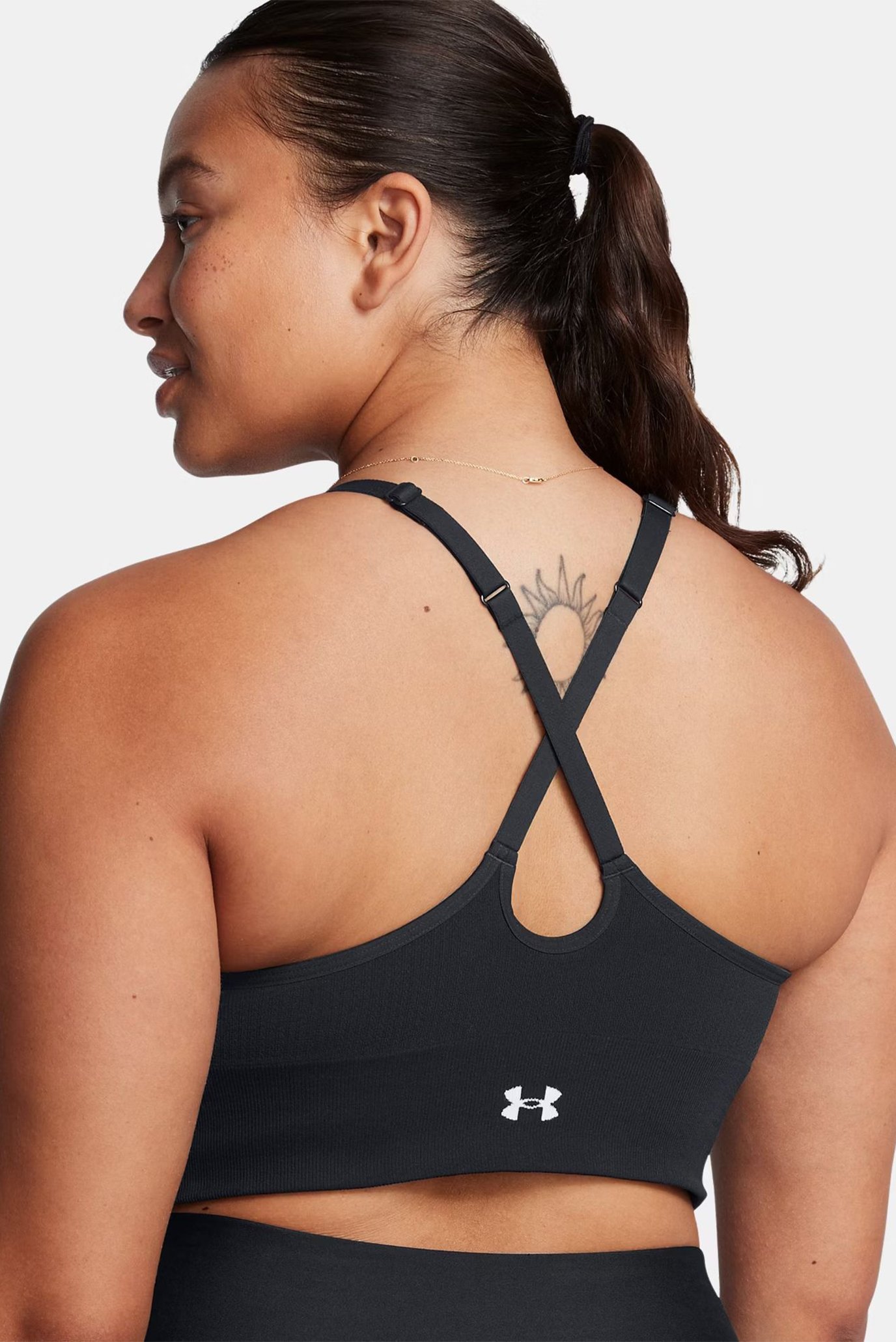 Женский черный топ Vanish Seamless Low BraUnder Armour Женский черный топ Vanish Seamless Low Bra 10