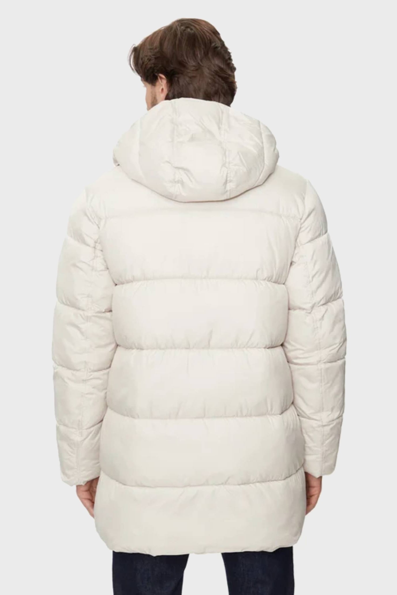 Куртка зимняя LONG HOODED QUILT PUFFER MW 2