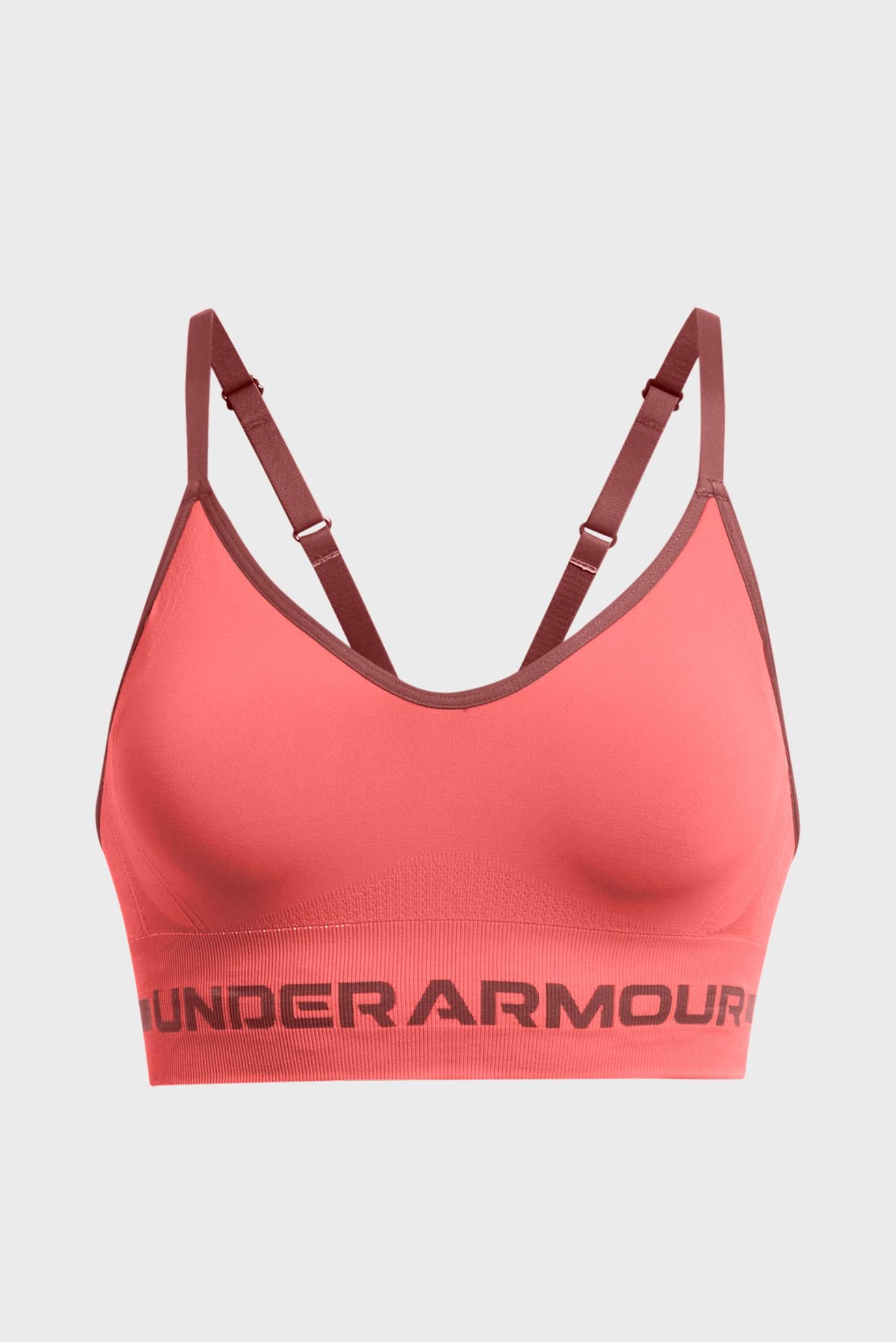 Топ/UA Seamless Low Long Bra-PNK 10