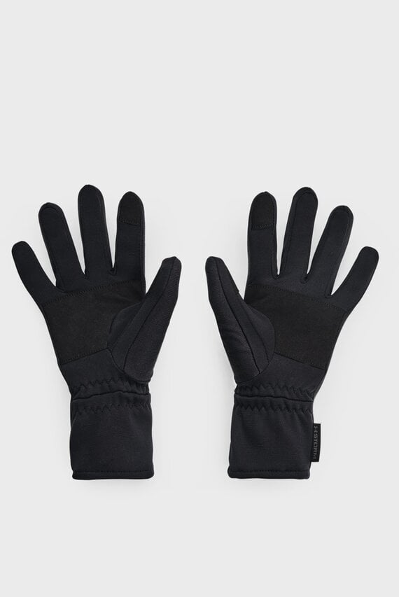 Женские черные перчатки UA Storm Fleece Gloves