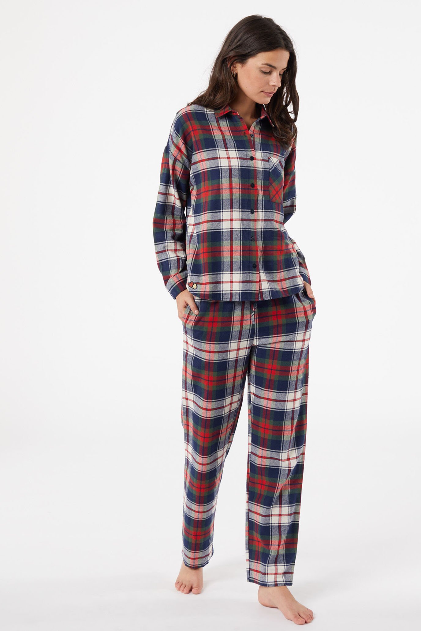 Женская рубашка в клетку EDA 5