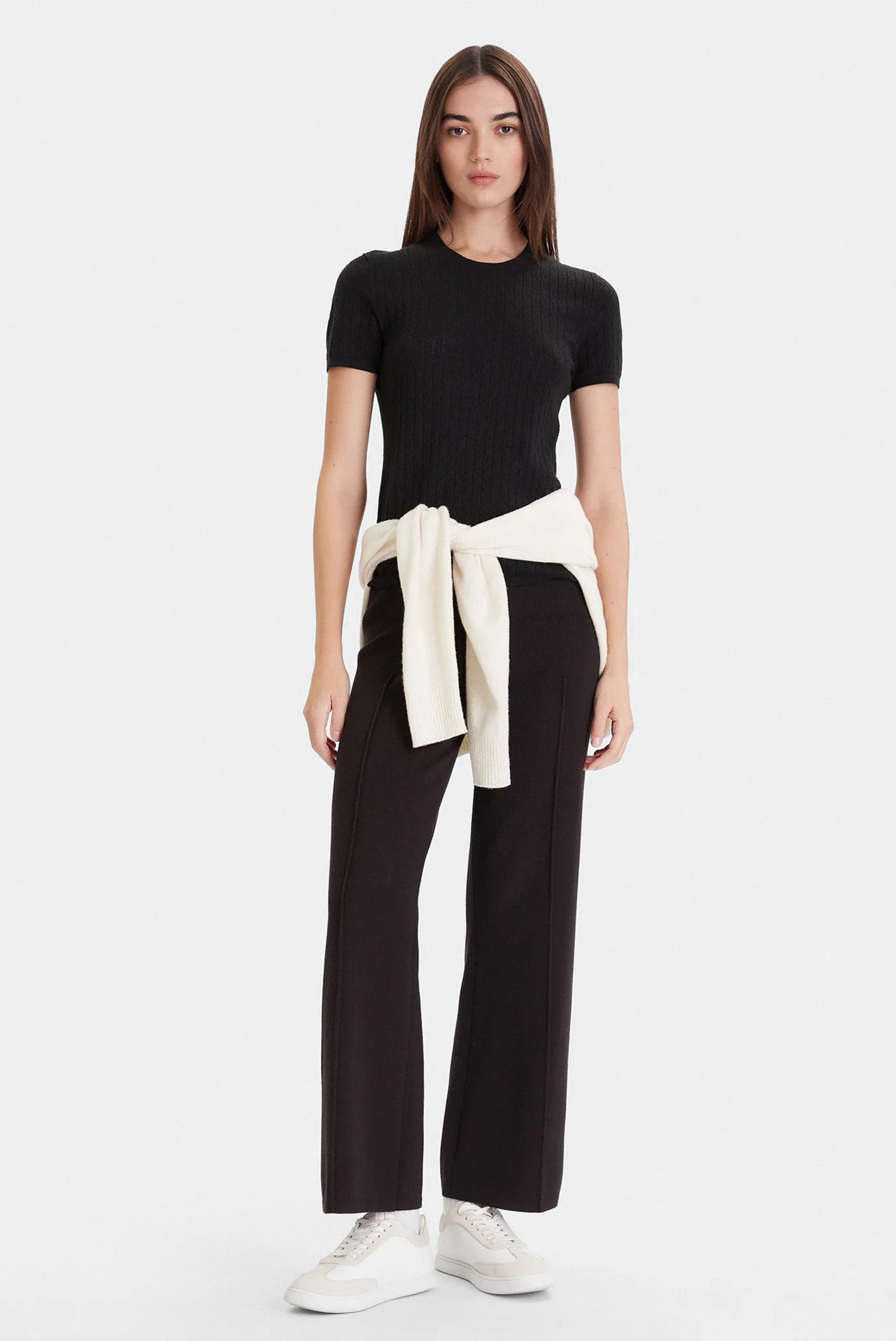 Свитер Cap Sleeve Pointelle Baby Tee 2