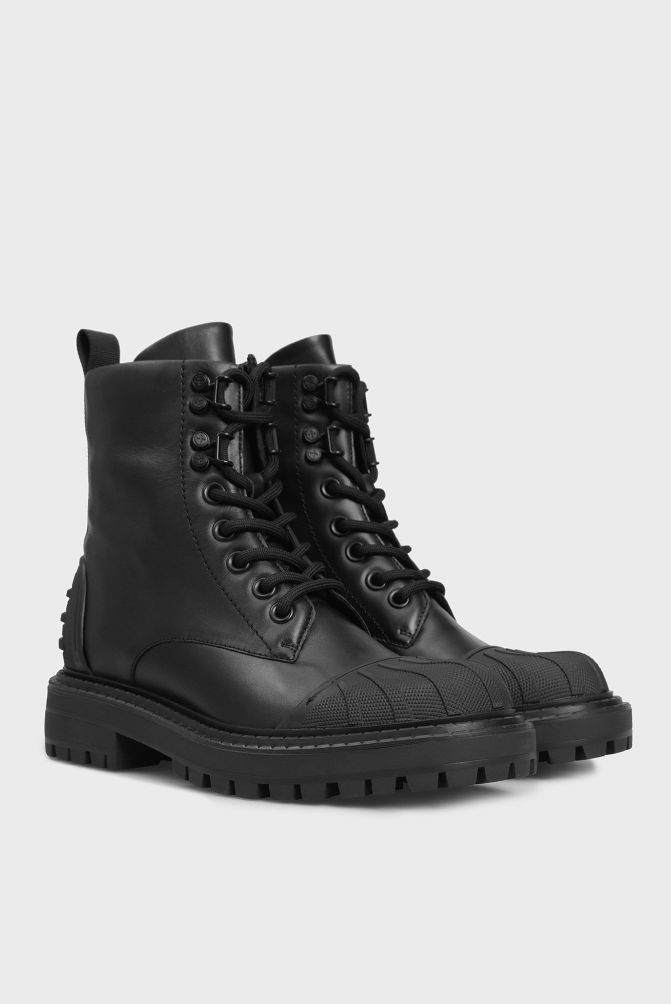 Женские черные кожаные ботинки Lynette 2