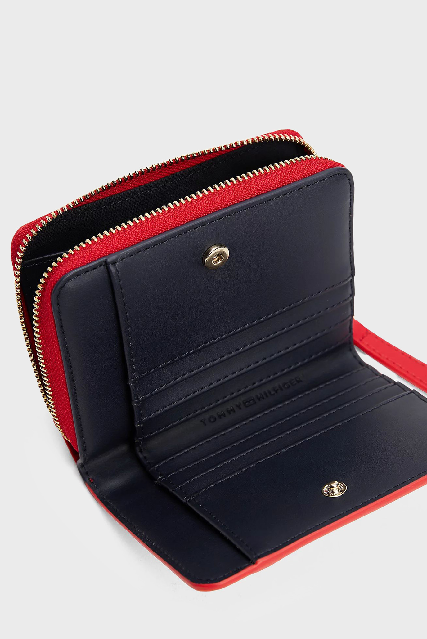 Женский красный кошелек TH LOGOTAPE MED ZA 4