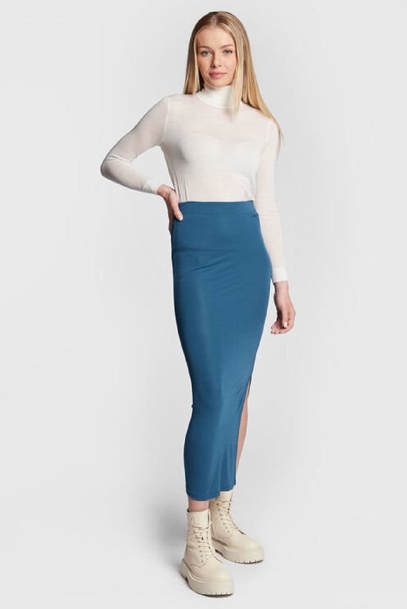 Юбка VISCOSE CREPE MAXI SKIRT
