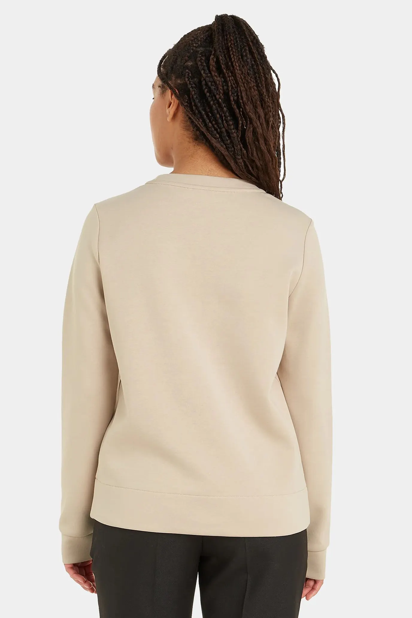 Женский бежевый свитшот MICRO LOGO ESS 2