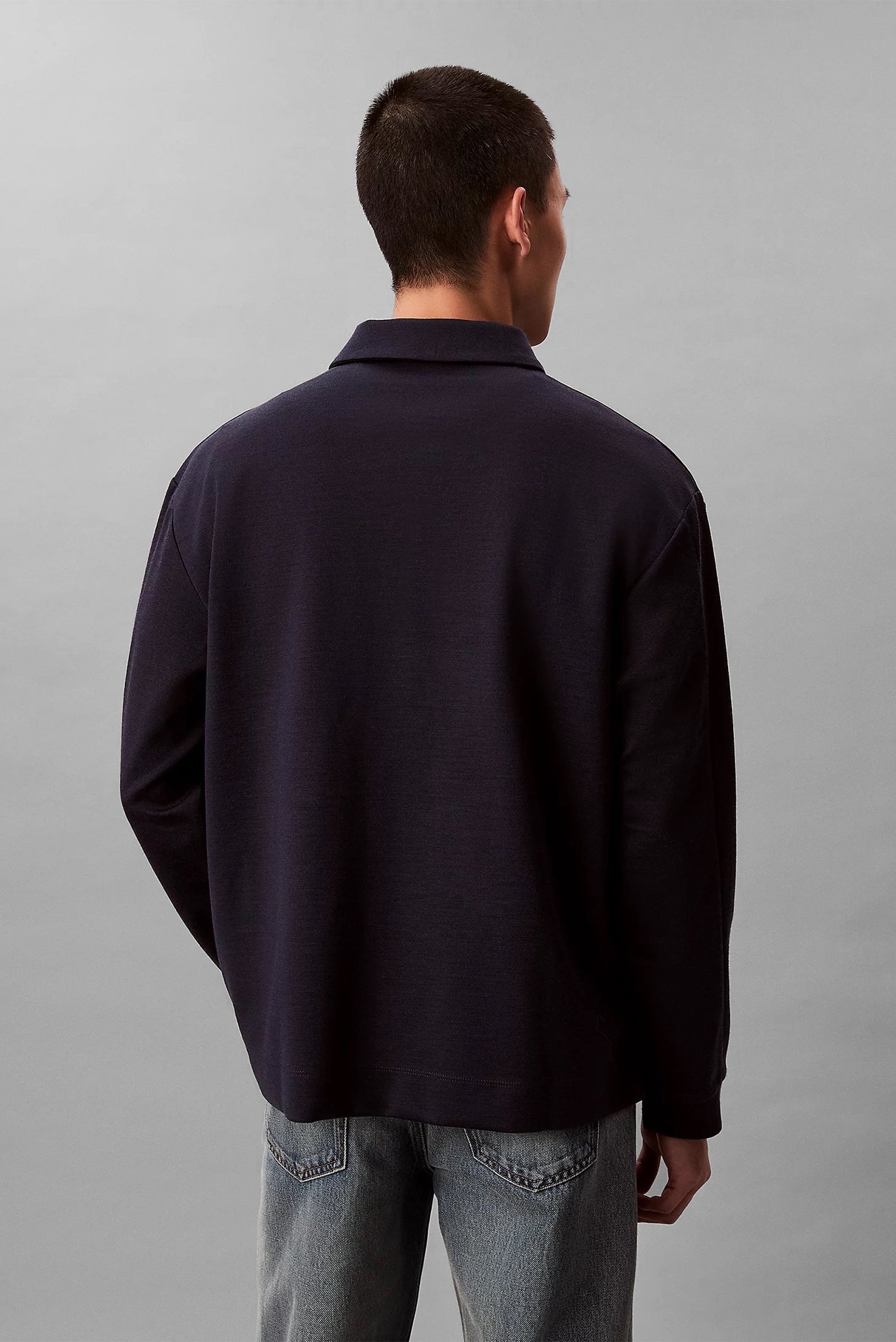 Поло с длинным рукавом LS Stretch Wool Blend Interlock 3