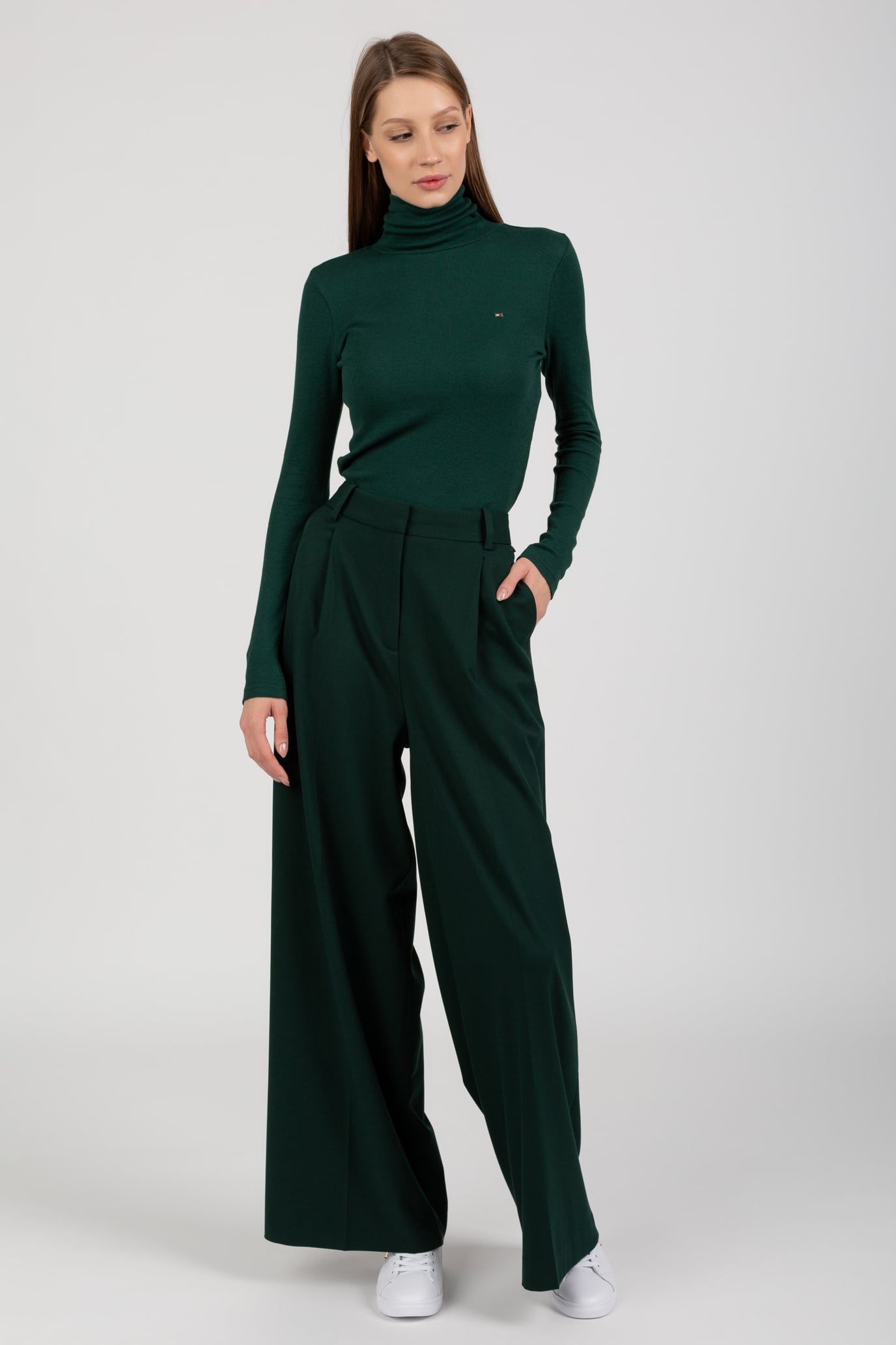 Штаны COLOURED PLEATED WIDE LEG PANT 4