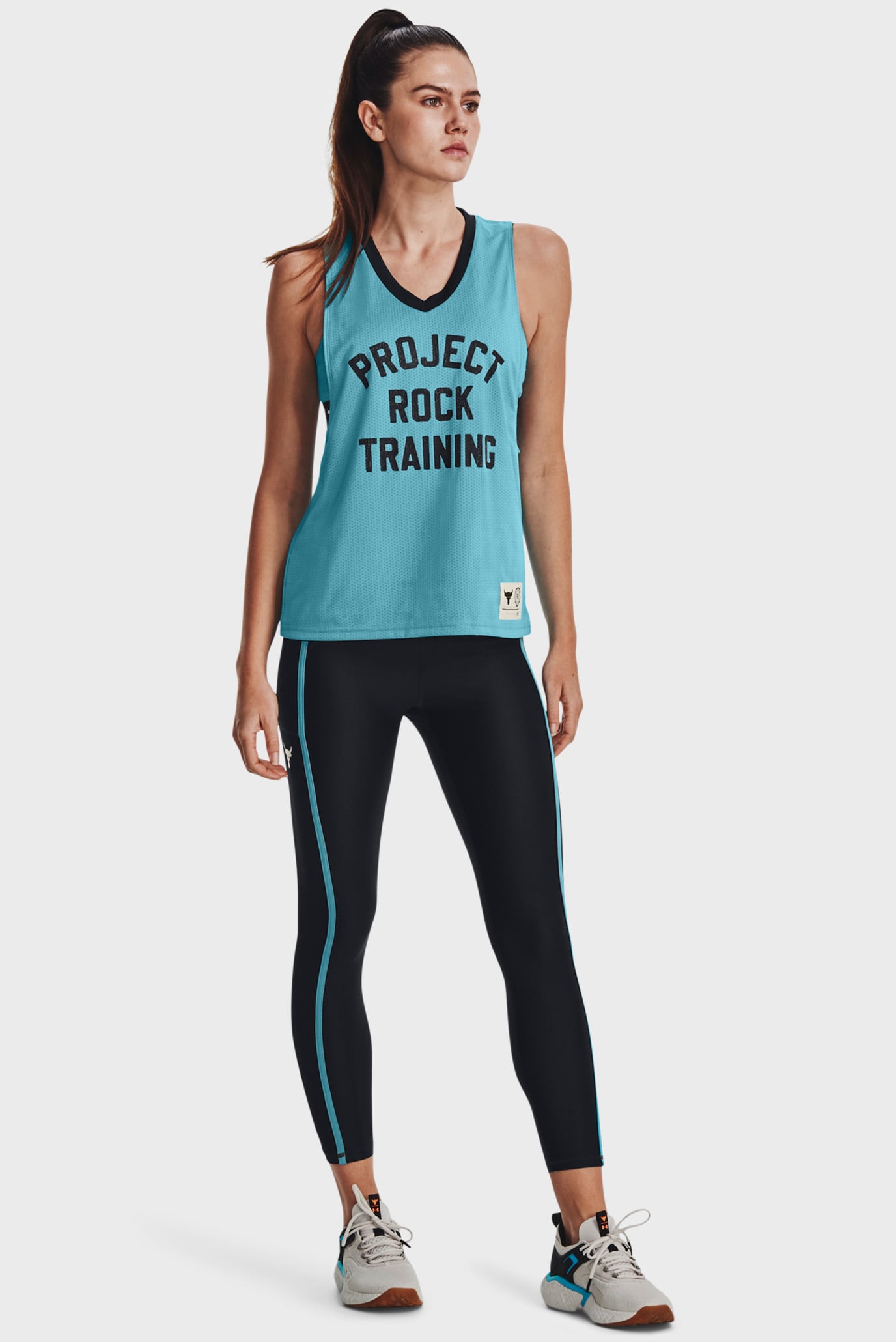 Женские черные тайтсы Pjt Rock HG Ankl Lg TG 7