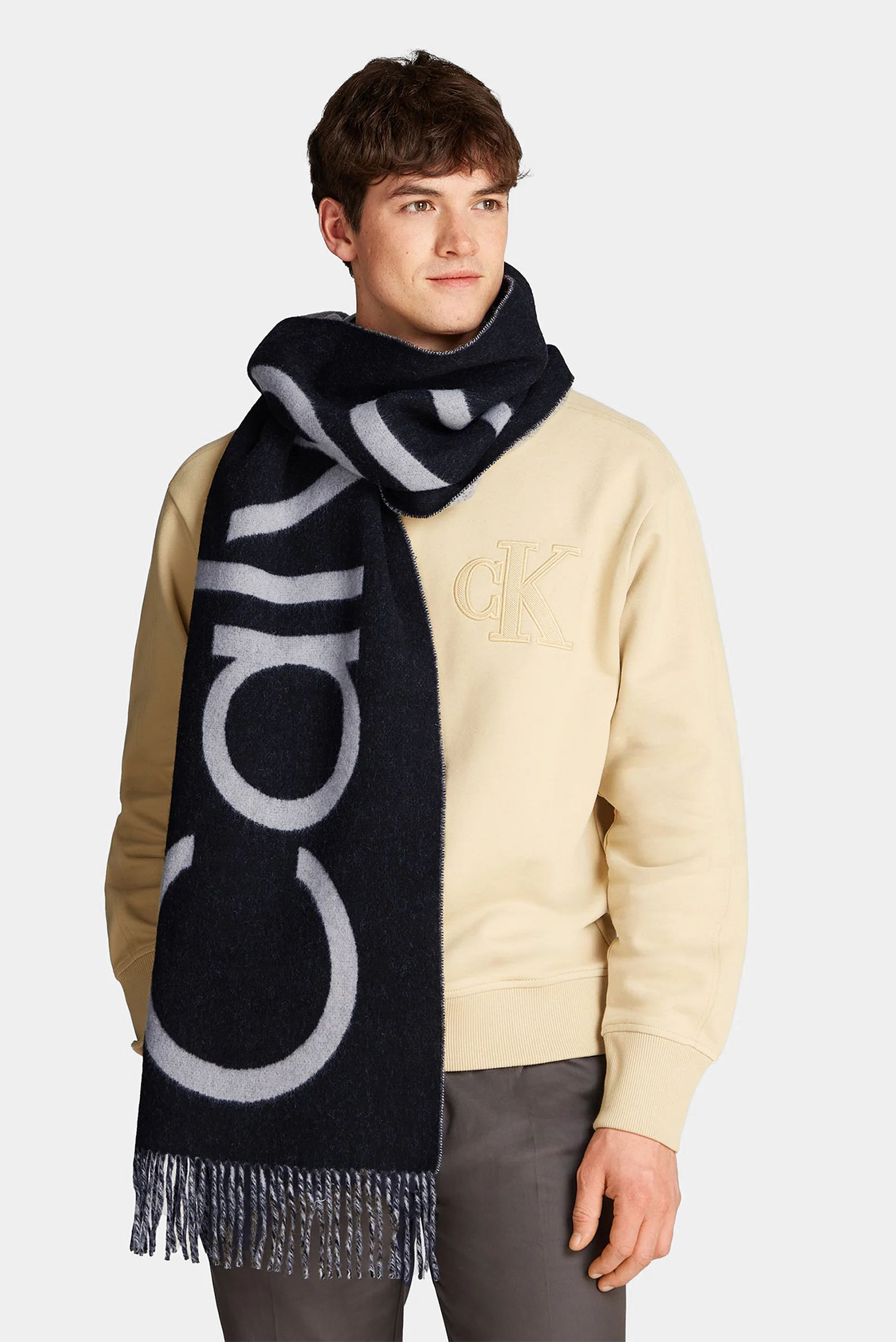 Шарф CLASSIC WOOL SCARF SIGNITURE 3