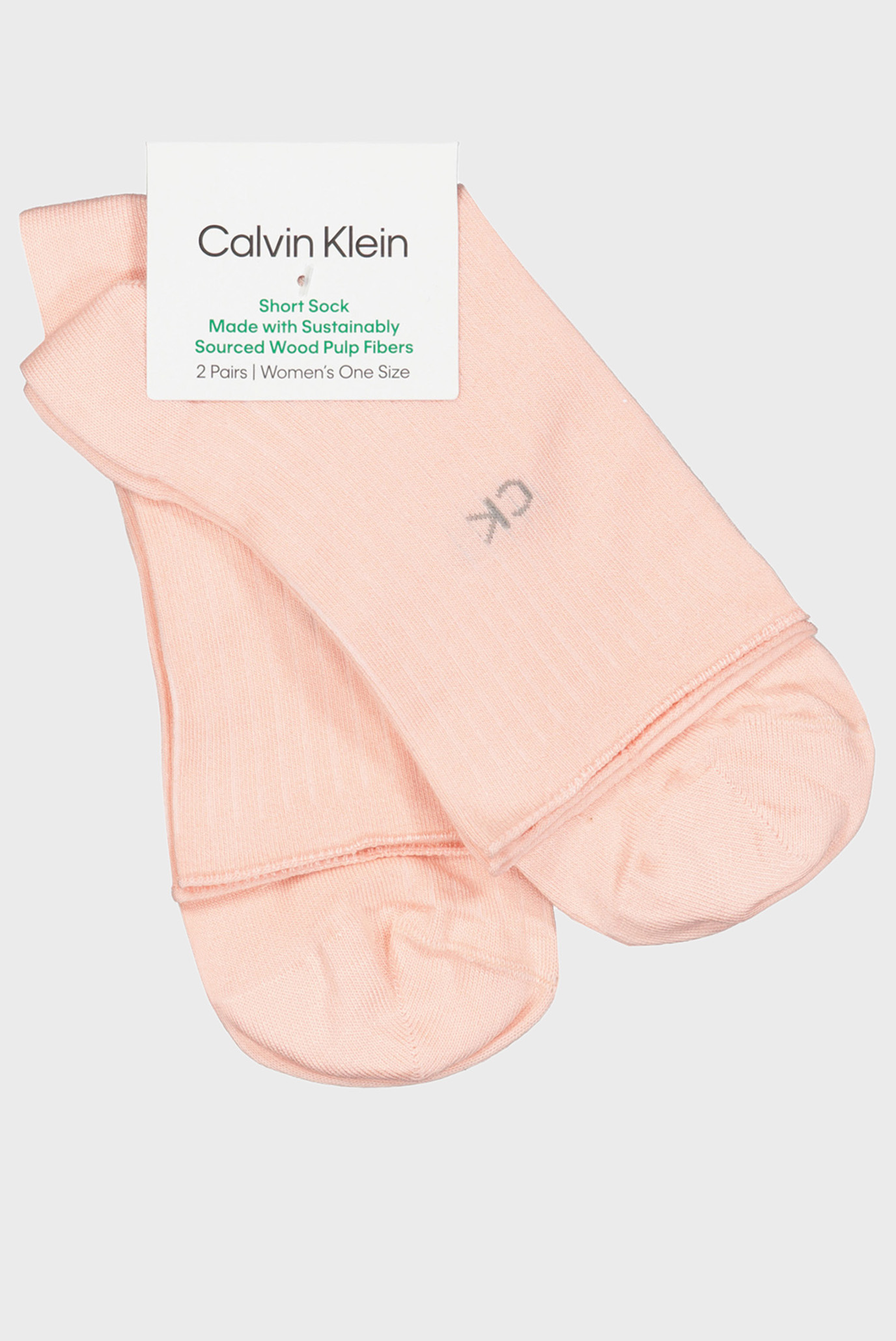 Носки CK WOMEN SHORT SOCK 2P ROLL TOPCalvin Klein Носки CK WOMEN SHORT SOCK 2P ROLL TOP 2