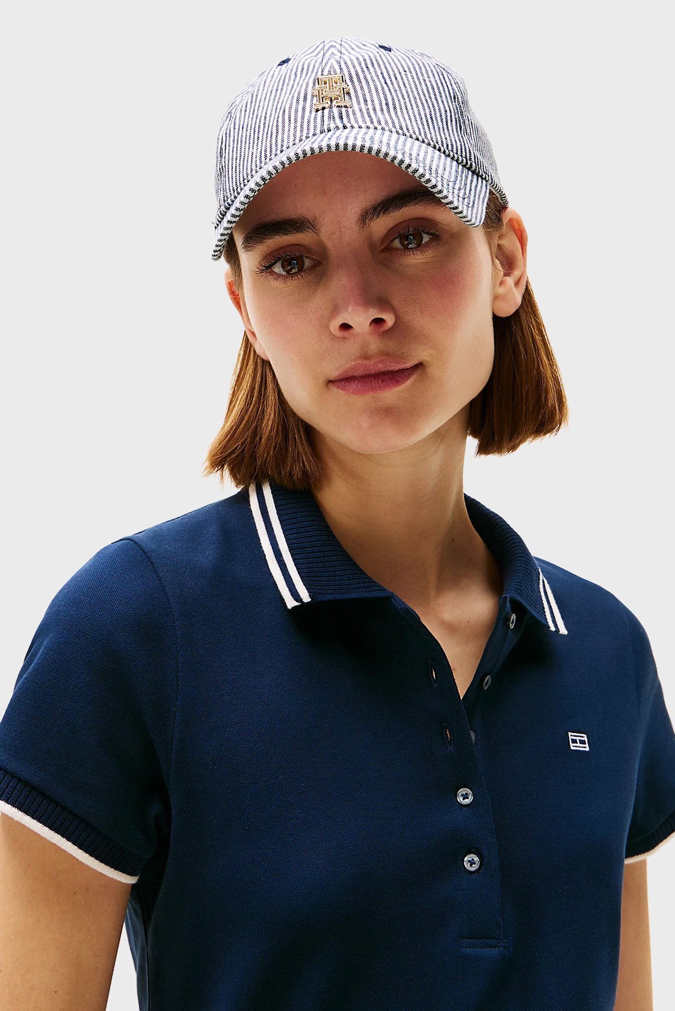 Женская кепка в полоску TH PREMIUM BEACH CAPTommy Hilfiger Женская кепка в полоску TH PREMIUM BEACH CAP 2